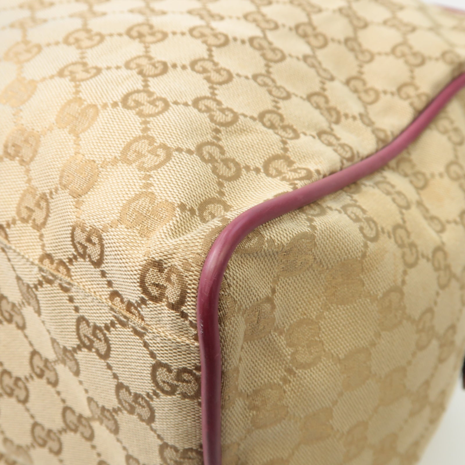 GUCCI 【激減優惠】帆布Shoulder Bag肩背袋棕色/紅色