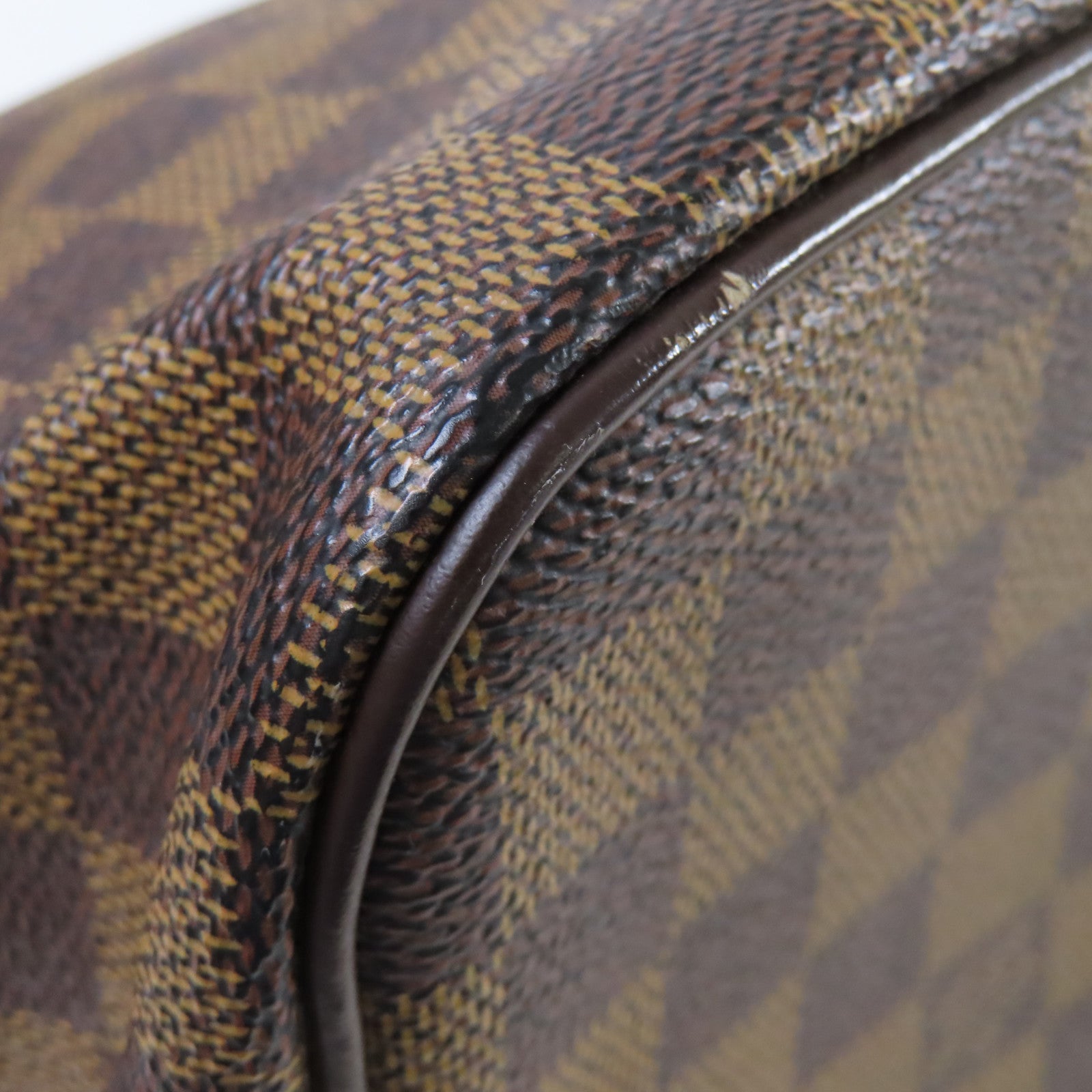 LOUIS VUITTON 【激減優惠】Damier Saleya MM Tote Bag金扣肩背袋啡色