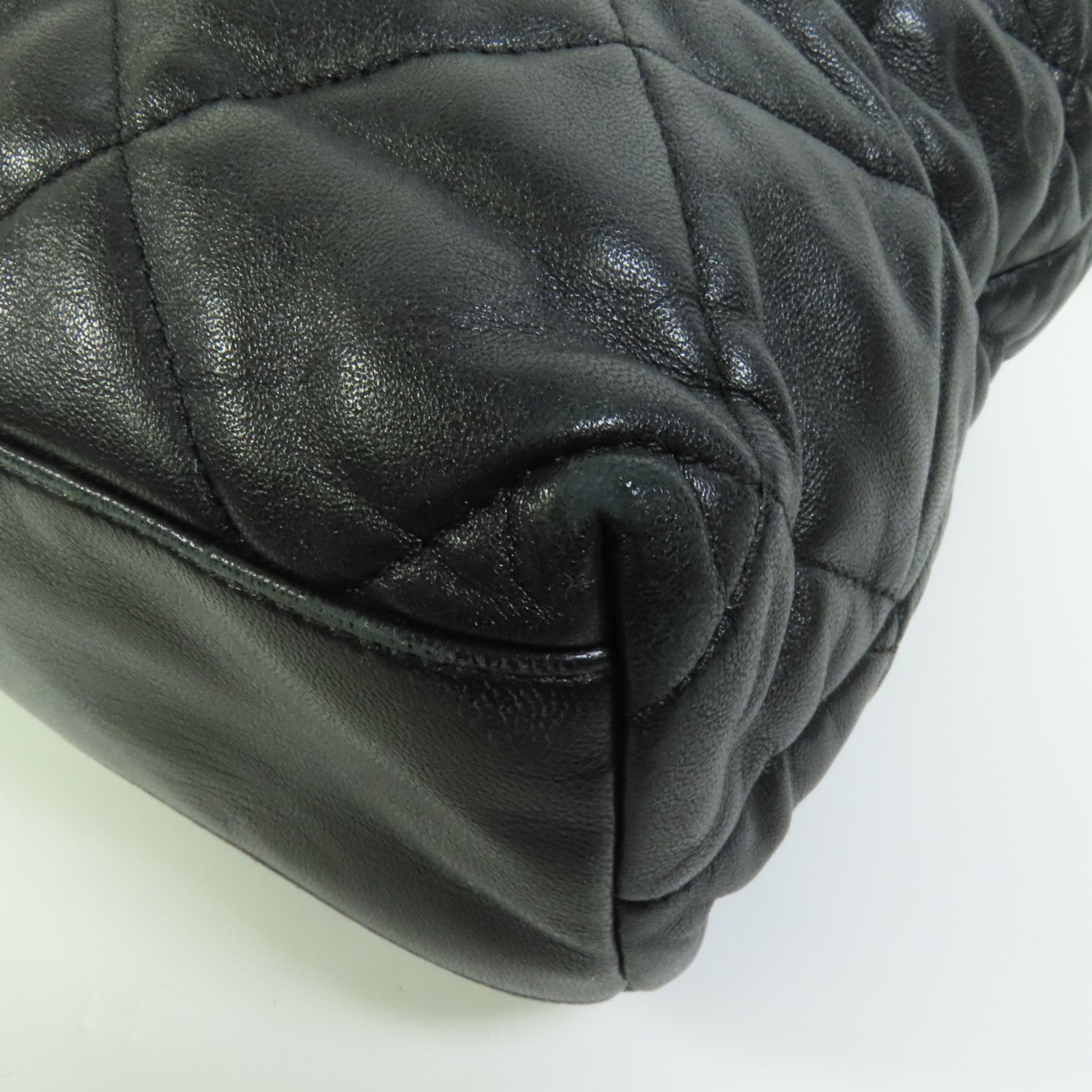 CHANEL 牛皮皮革Chain Tote金扣手挽肩背兩用袋