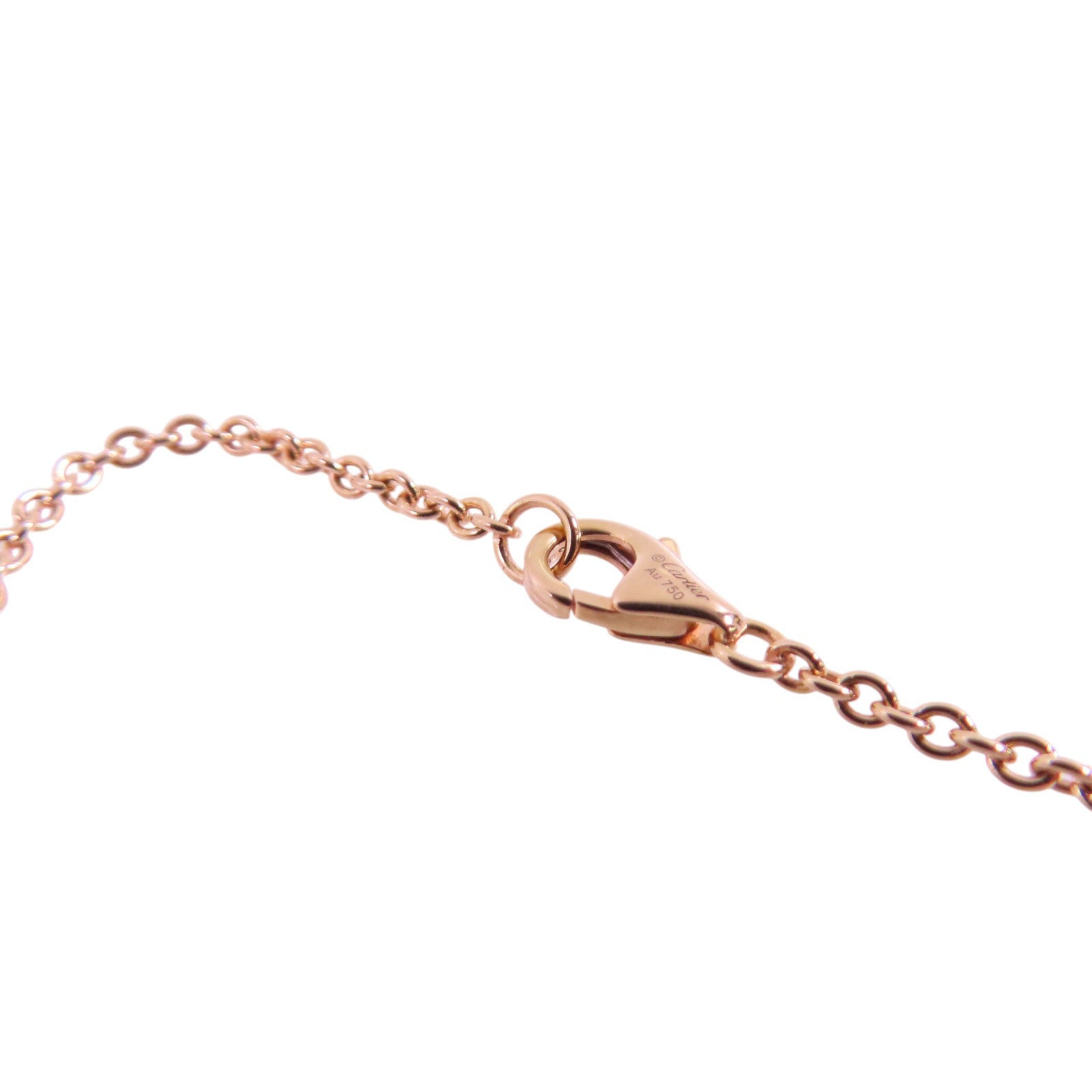 CARTIER 【激減優惠】18K玫瑰金Love Bracelet On Chain金扣手鏈