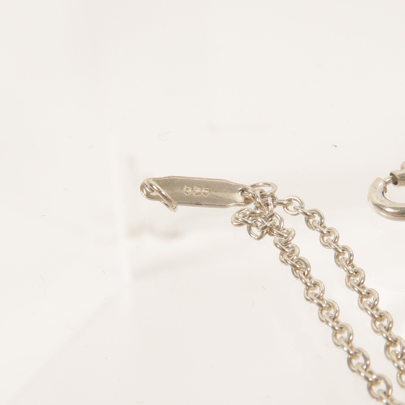 TIFFANY＆CO 925純銀Infinity Necklace項鍊
