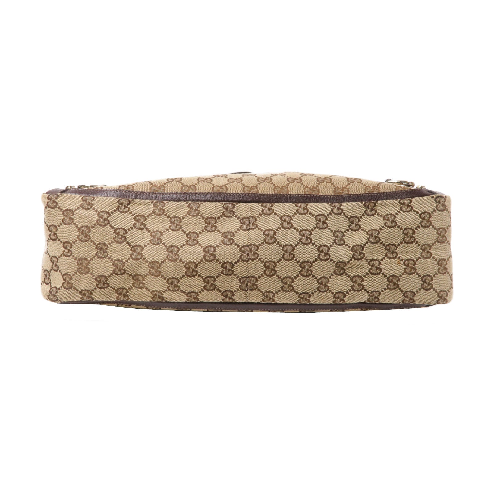 GUCCI 帆布Shoulder Bag金扣肩背袋啡色