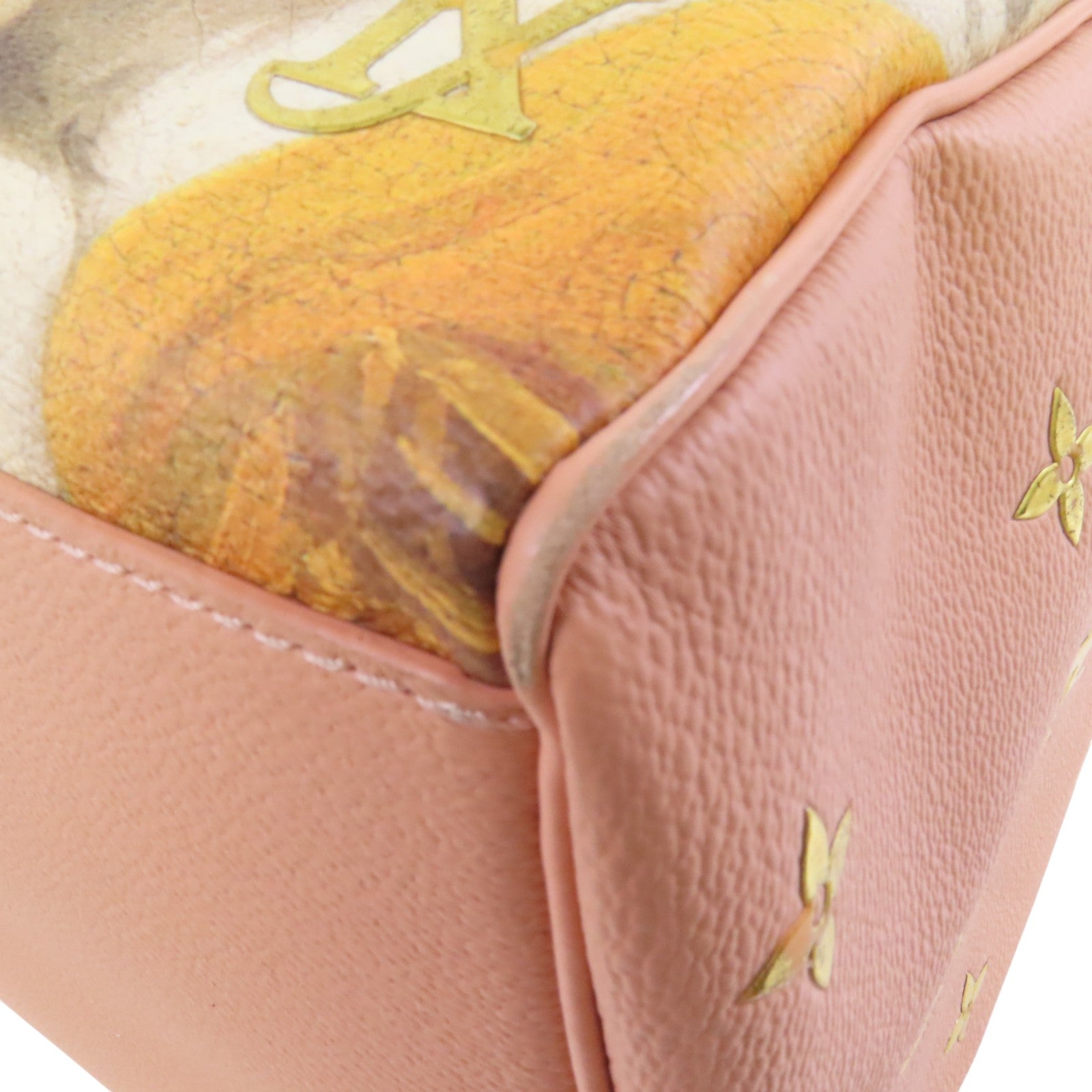 LOUIS VUITTON 【激減優惠】Calf Paintingp Fragonard Speedy 30金扣手挽袋