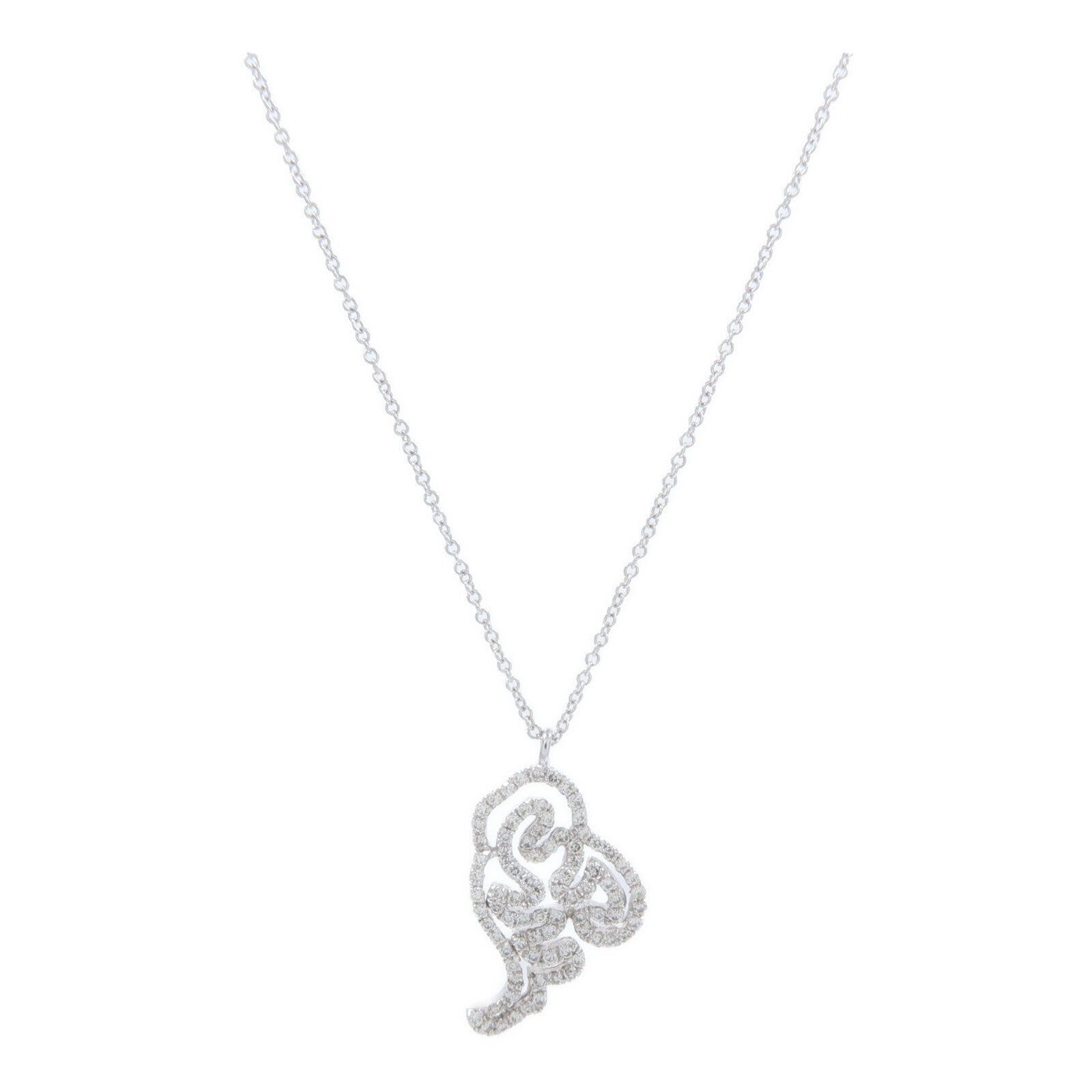 JEWELRY 18K白金/黃金Diamond Necklace鑽石項鍊
