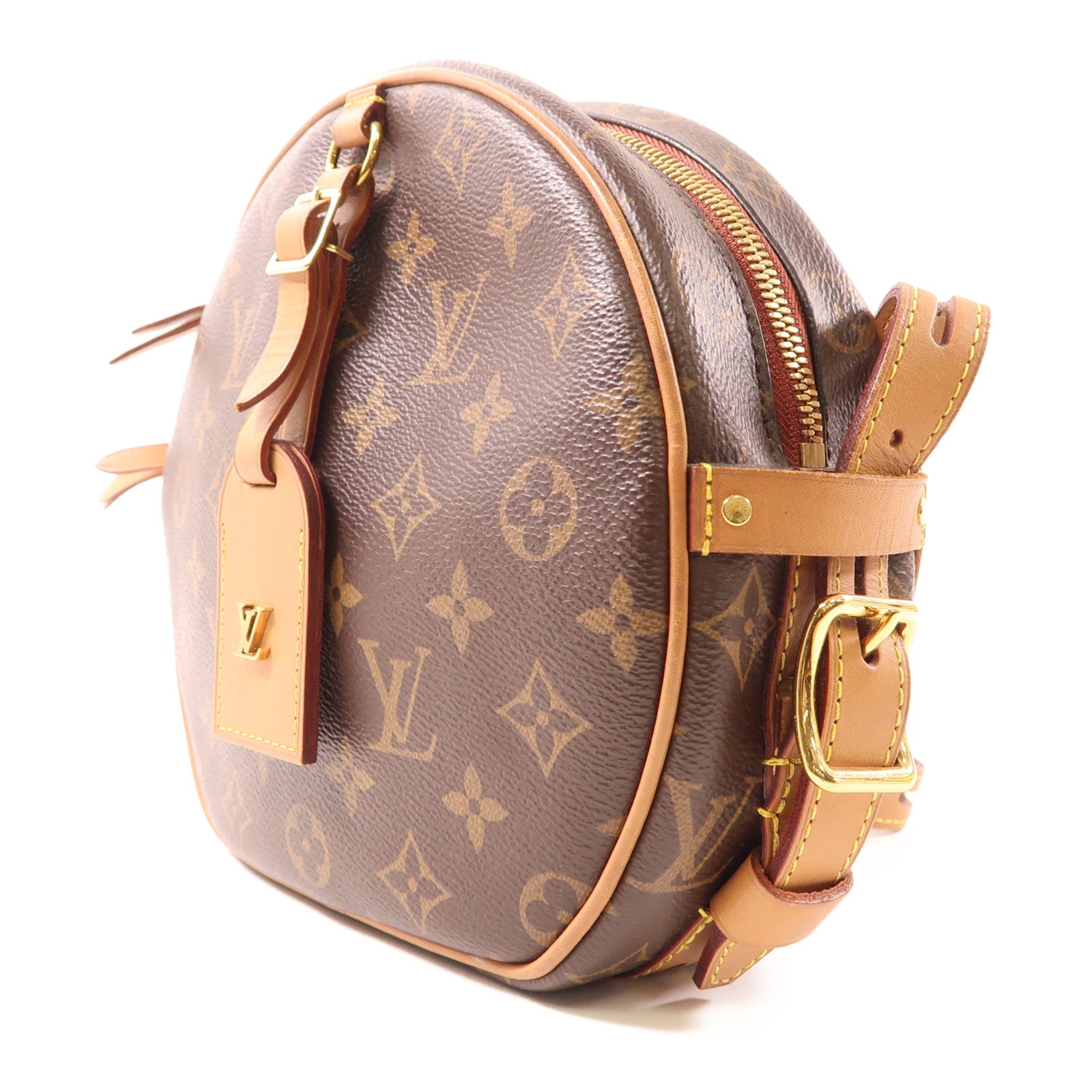 LOUIS VUITTON Monogram Boite Chapeau Souple MM金扣肩背袋