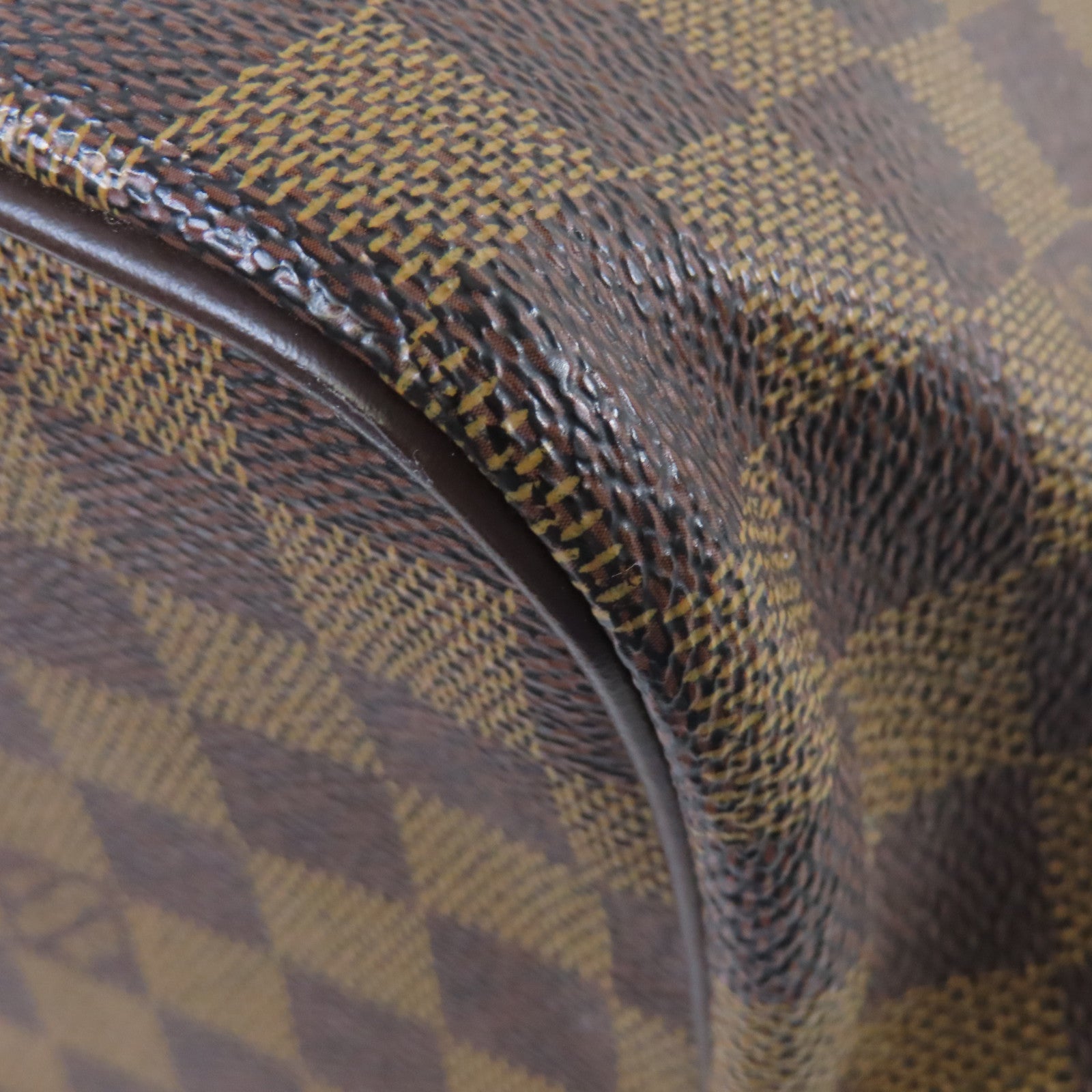 LOUIS VUITTON 【激減優惠】Damier Saleya MM Tote Bag金扣肩背袋啡色