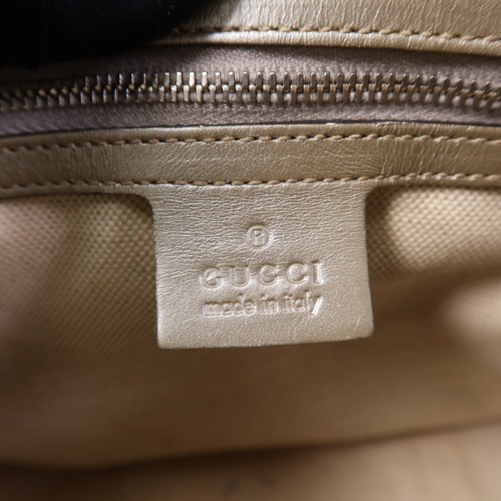 GUCCI 【激減優惠】塗層帆布Boston Bag銀扣手挽肩背兩用袋