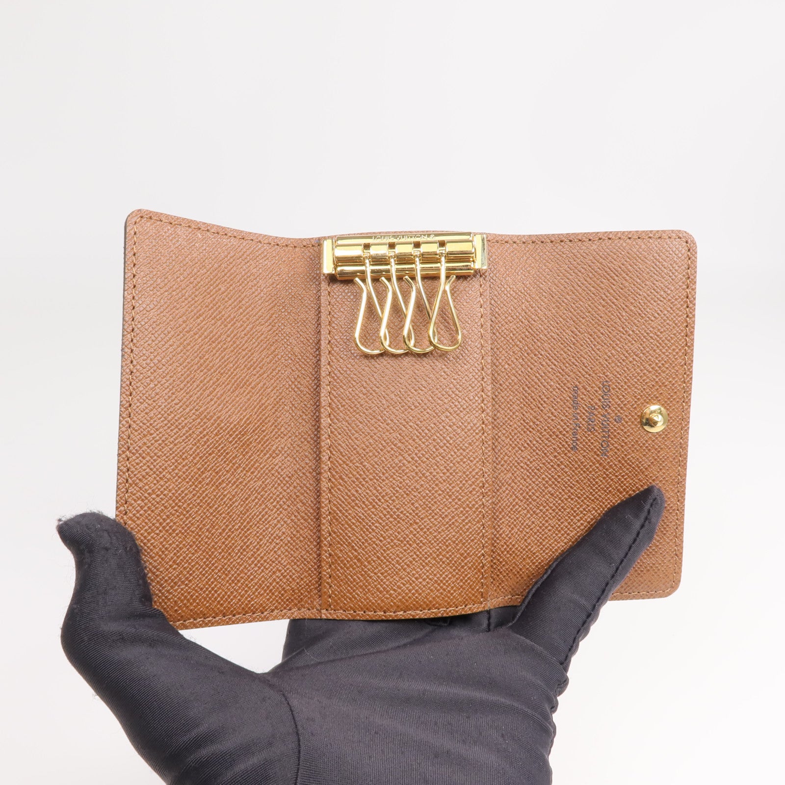 LOUIS VUITTON Monogram Key Holder金扣鎖匙包