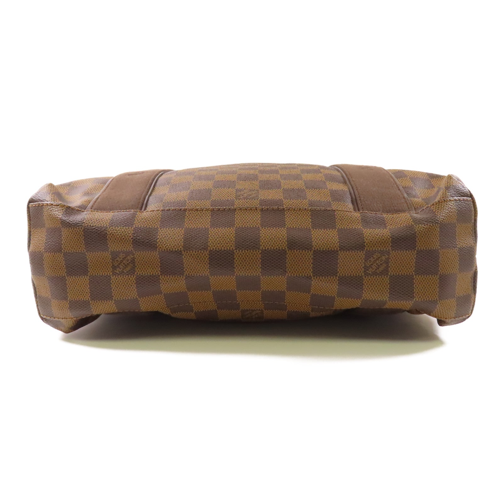 LOUIS VUITTON Damier Beaubourg金扣肩背袋棕色