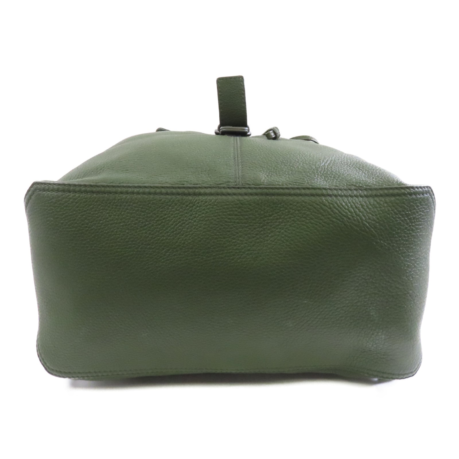 BOTTEGA VENETA 牛皮皮革Rucksack背包墨綠色