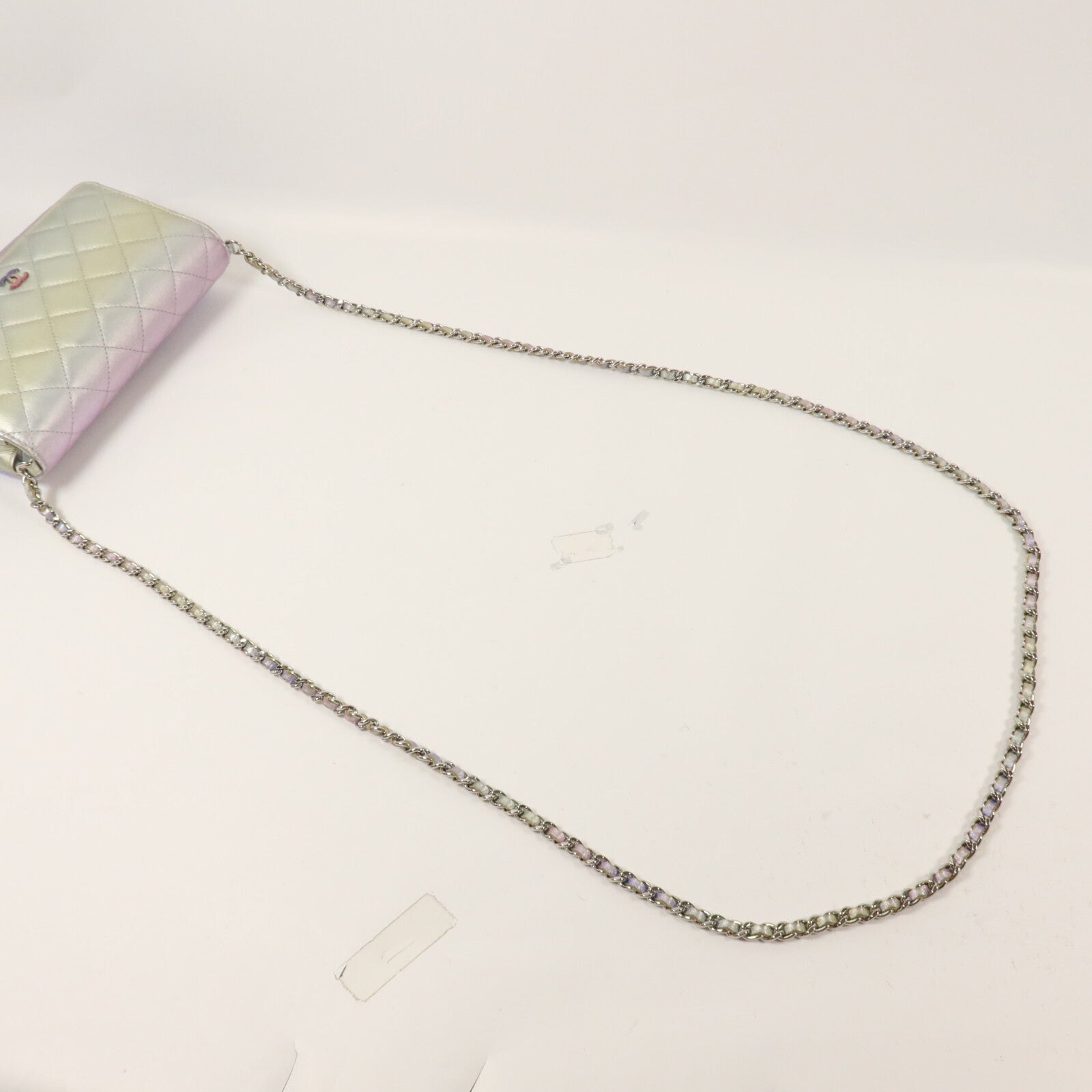 CHANEL 牛皮皮革WOC Wallet On Chain鏈帶肩背袋