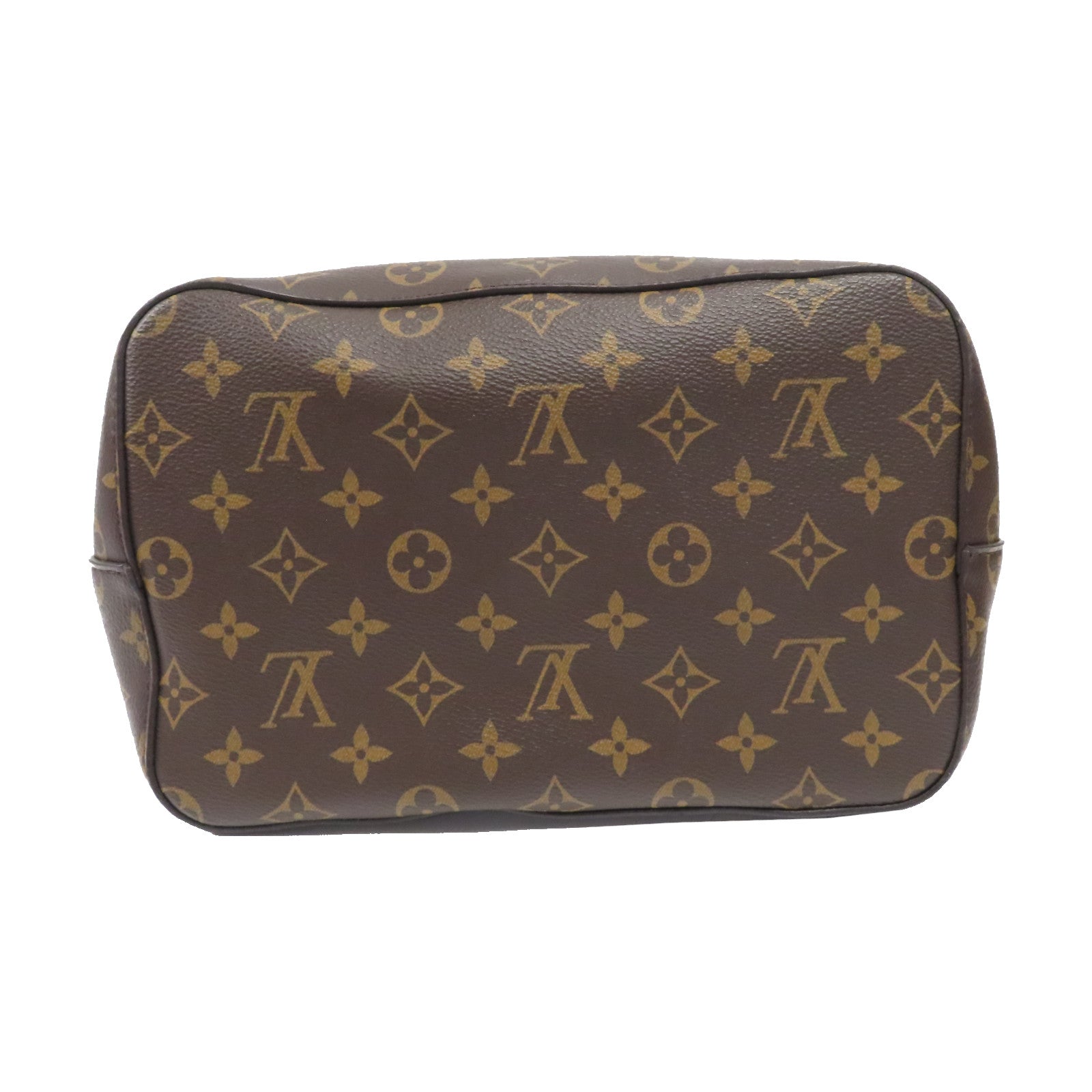 LOUIS VUITTON Monogram NeoNoe MM金扣肩背袋啡色/黑色