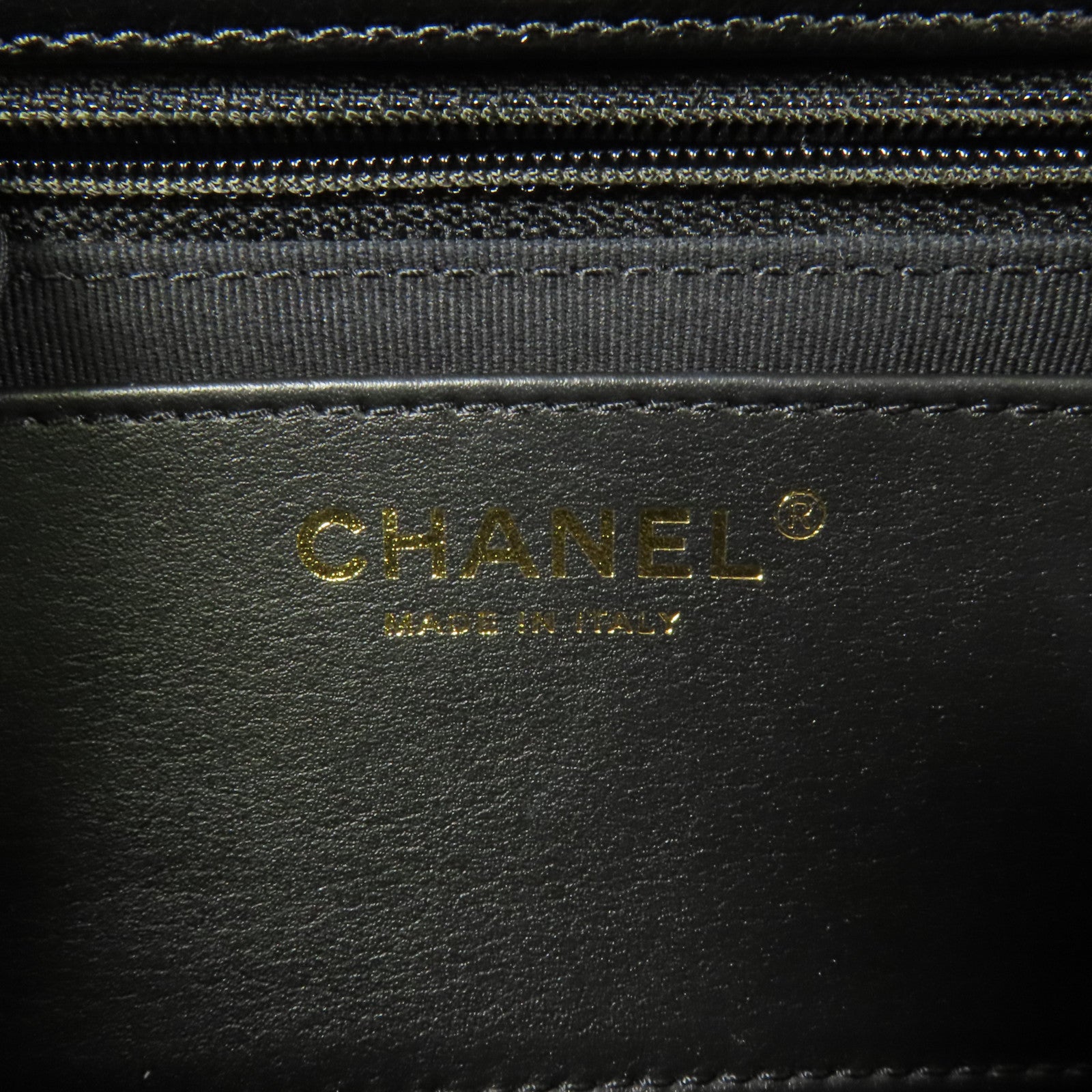 CHANEL 羊皮皮革Chain Shoulder金扣鏈帶肩背袋