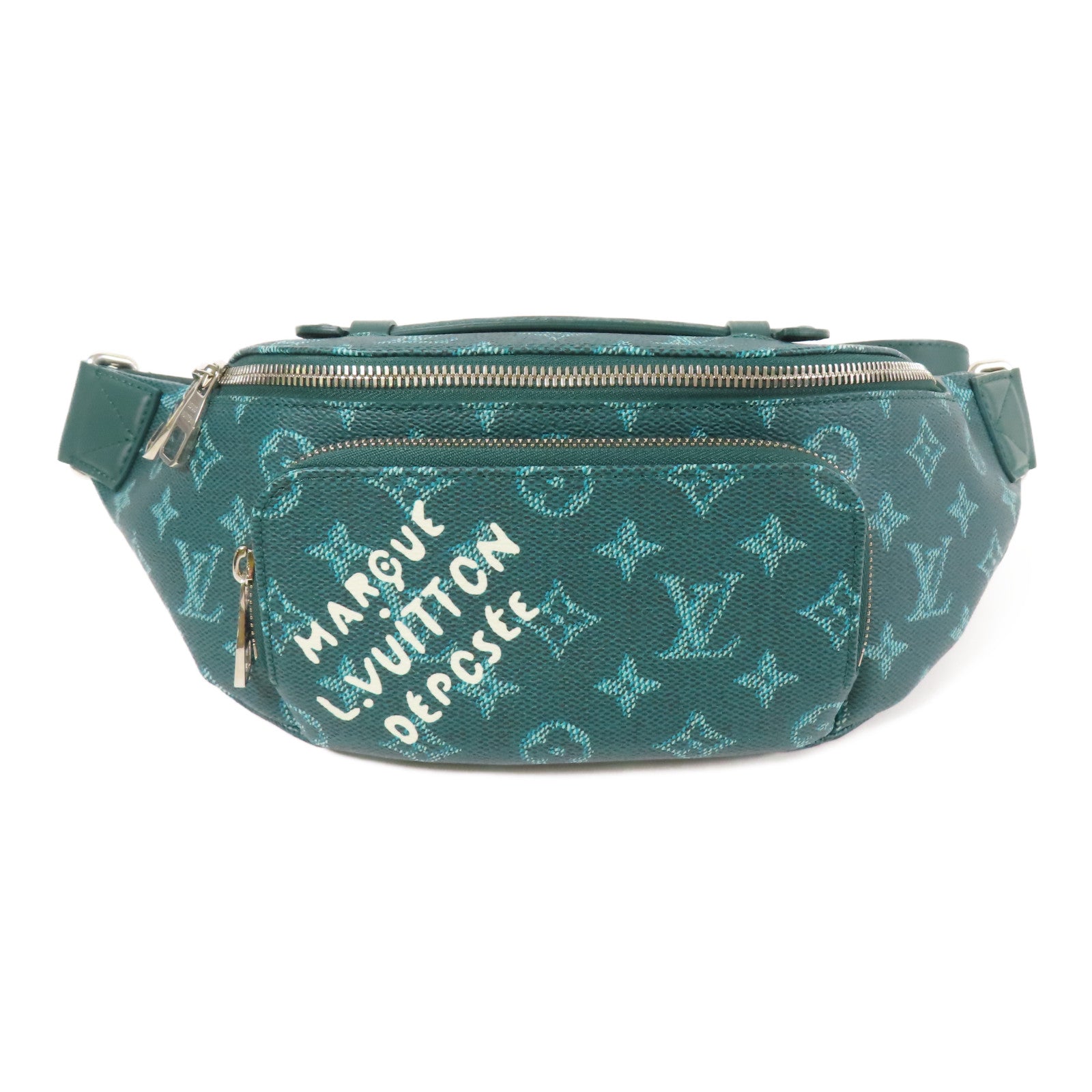 LOUIS VUITTON Monogram Heritage Rush Bumbag銀扣腰包