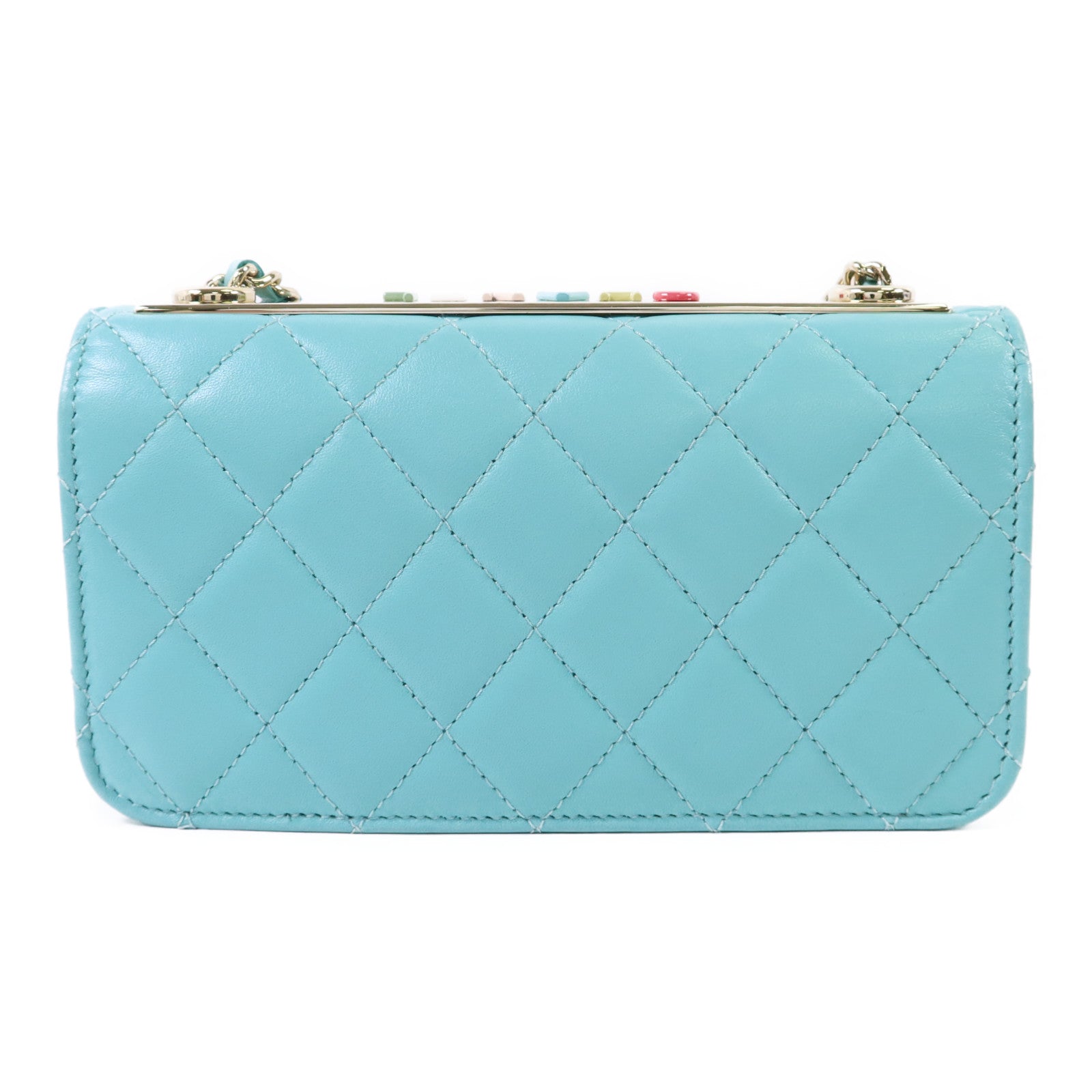 CHANEL 羊皮皮革Trendy CC金扣鏈帶肩背袋
