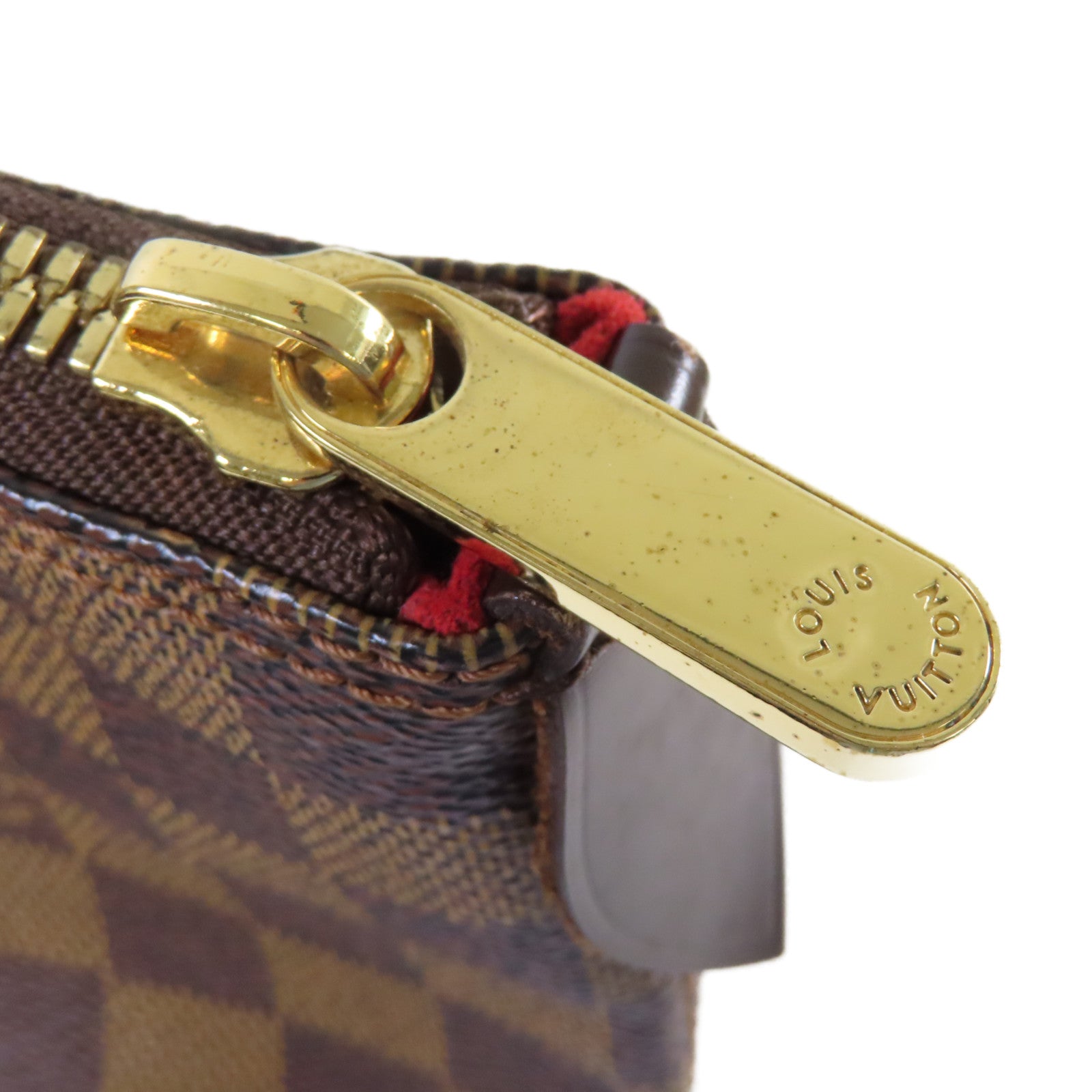 LOUIS VUITTON 【激減優惠】Damier Saleya MM Tote Bag金扣肩背袋啡色