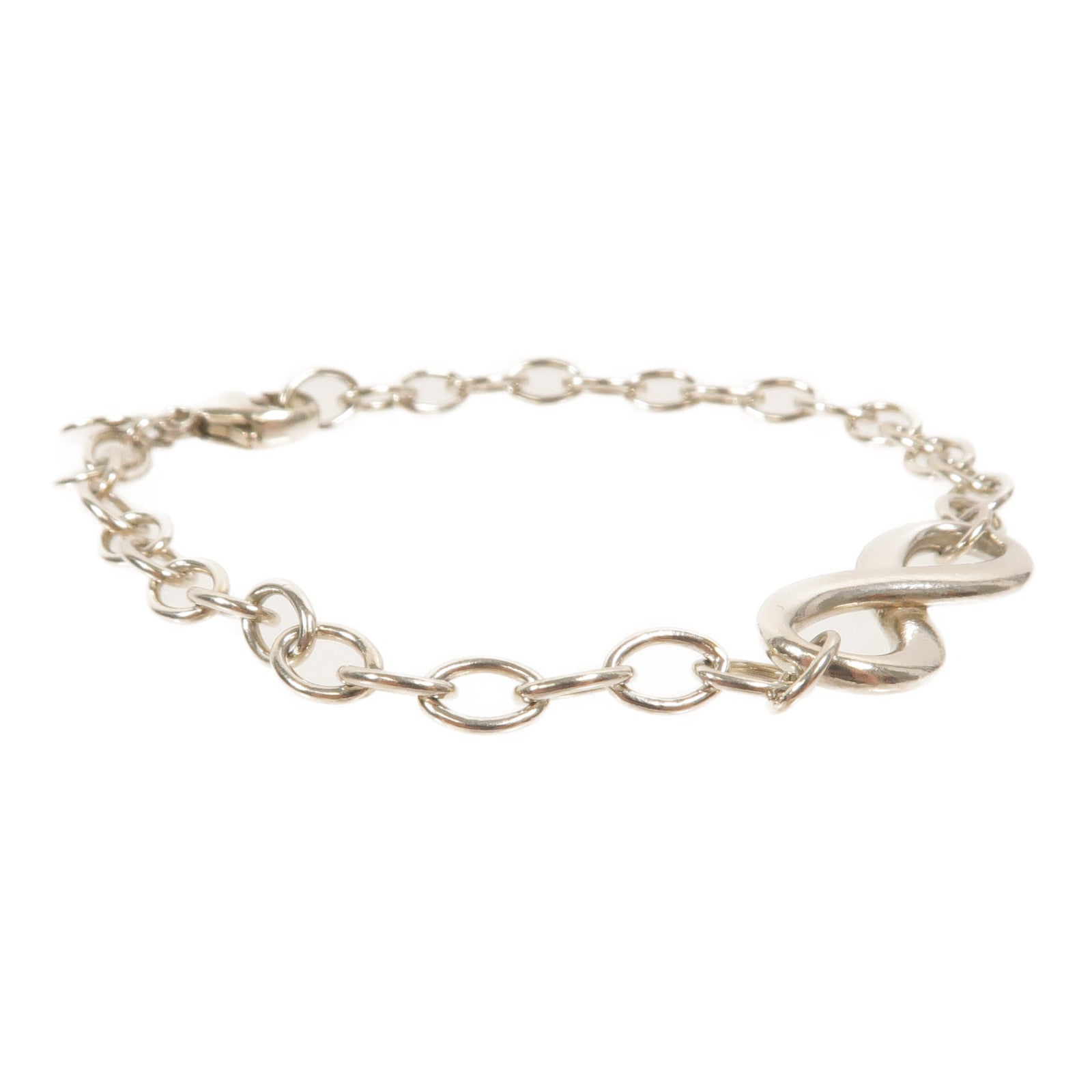 TIFFANY＆CO 【激減優惠】925純銀Infinity Bracelet手鍊