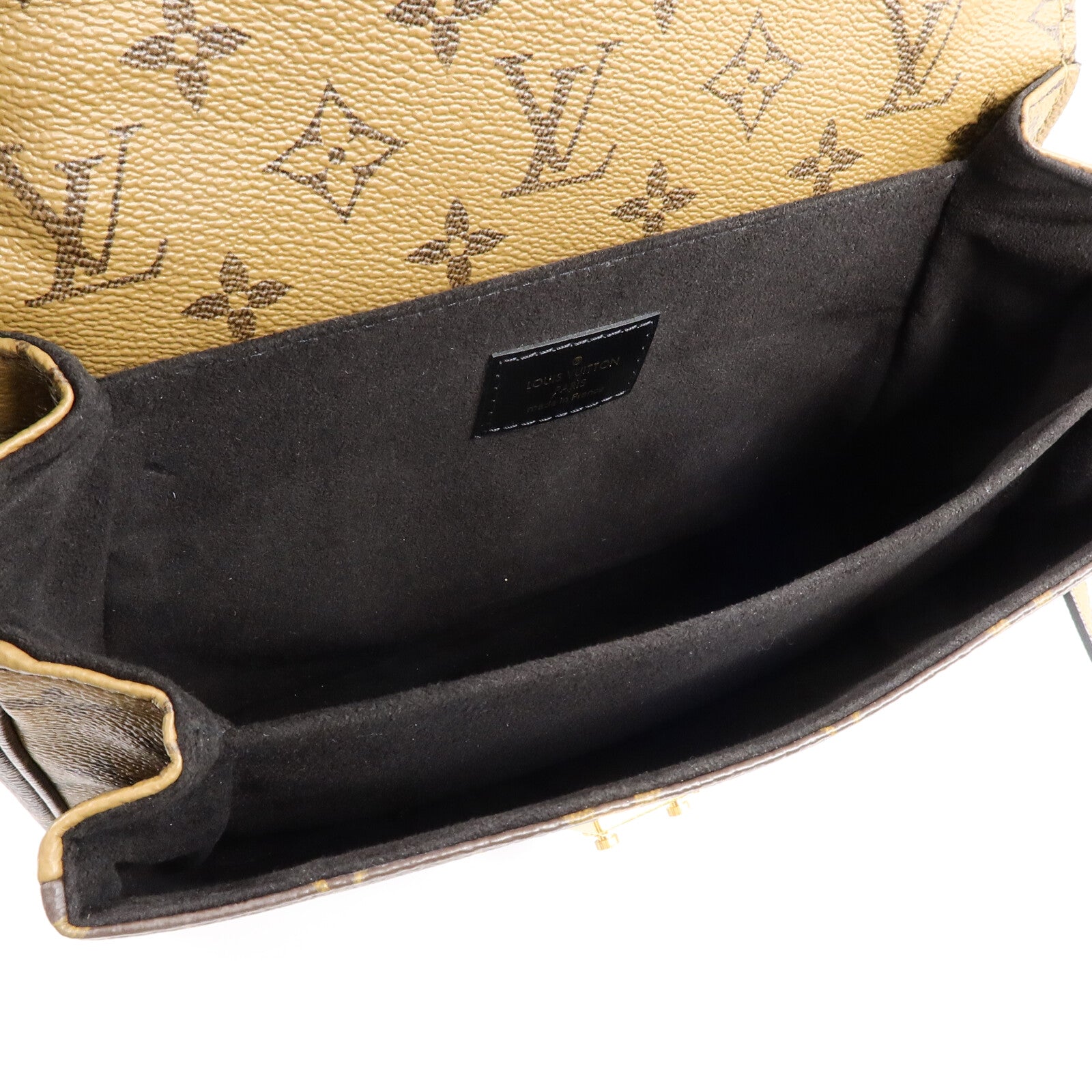 LOUIS VUITTON Monogram Reverse Pochette Metis手挽肩背兩用袋