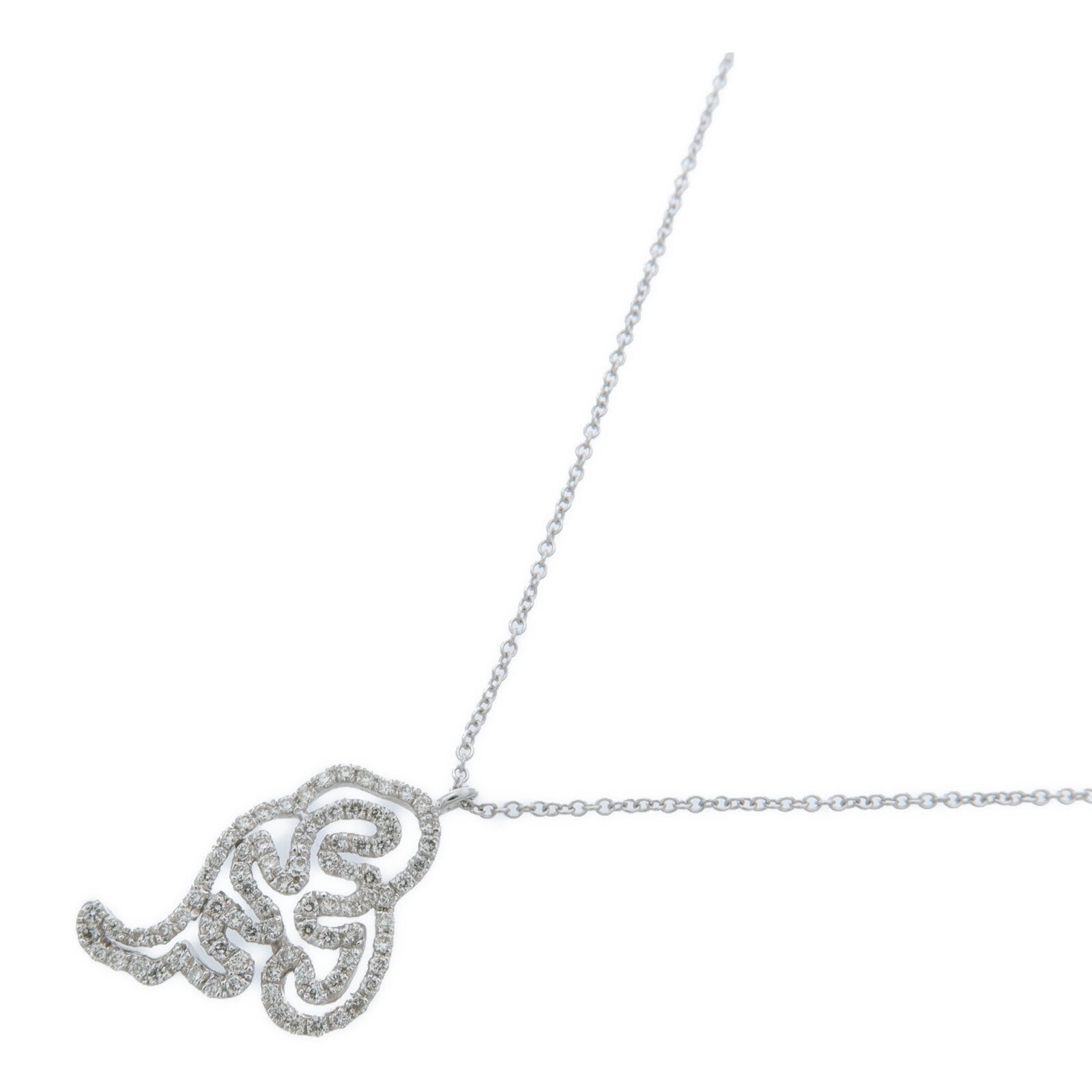 JEWELRY 18K白金/黃金Diamond Necklace鑽石項鍊