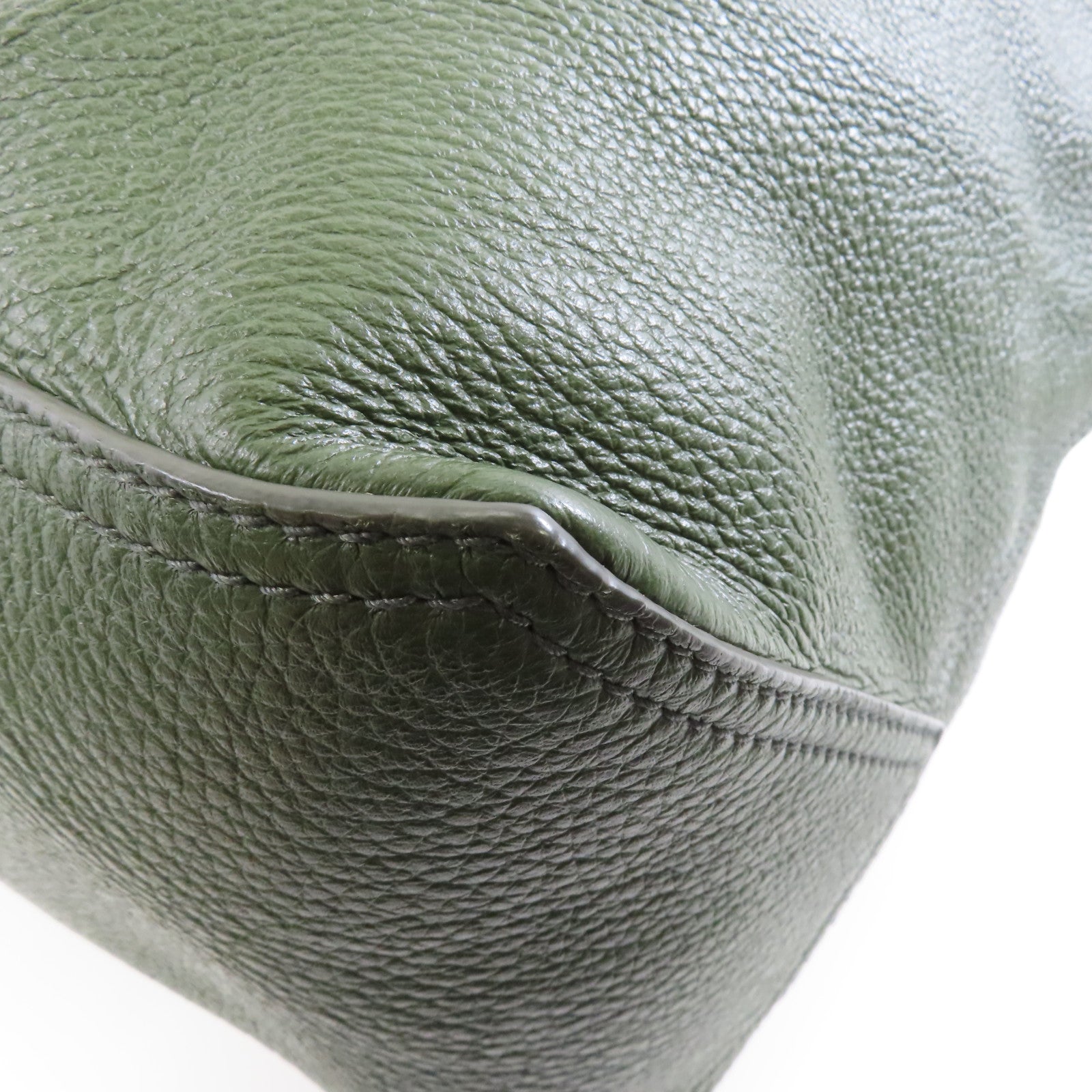 BOTTEGA VENETA 牛皮皮革Rucksack背包墨綠色