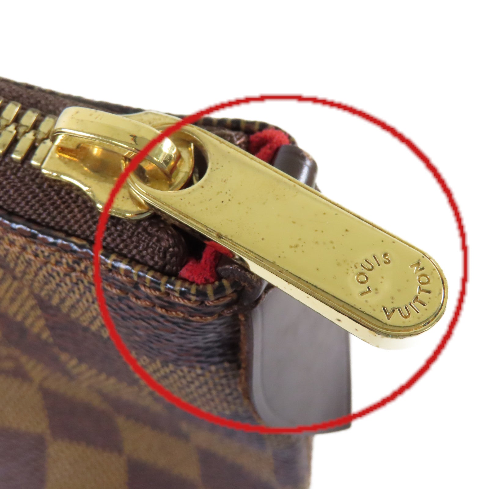 LOUIS VUITTON 【激減優惠】Damier Saleya MM Tote Bag金扣肩背袋啡色