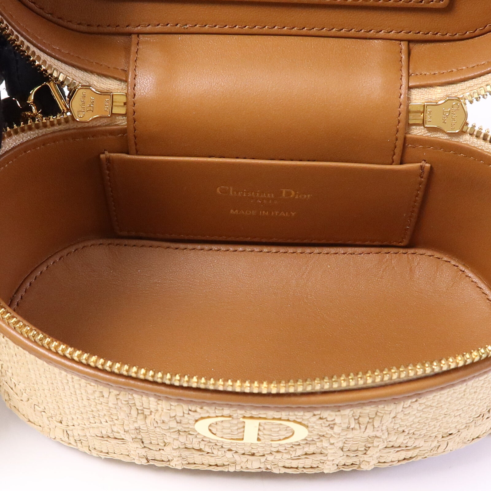 Dior Palm Leaf Vanity Case金扣手挽肩背兩用袋
