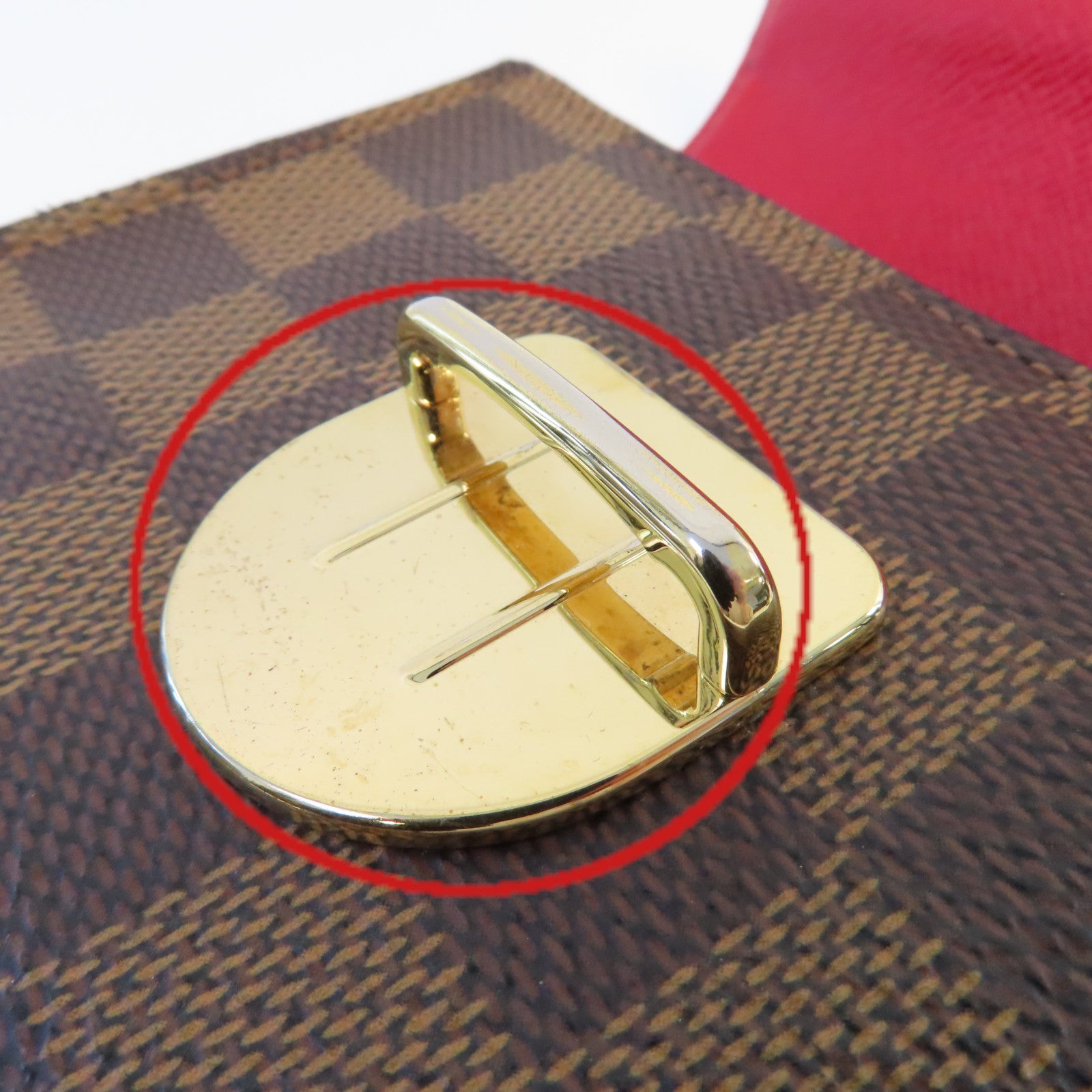 LOUIS VUITTON 【激減優惠】Damier Koala Wallet金扣短錢包啡色
