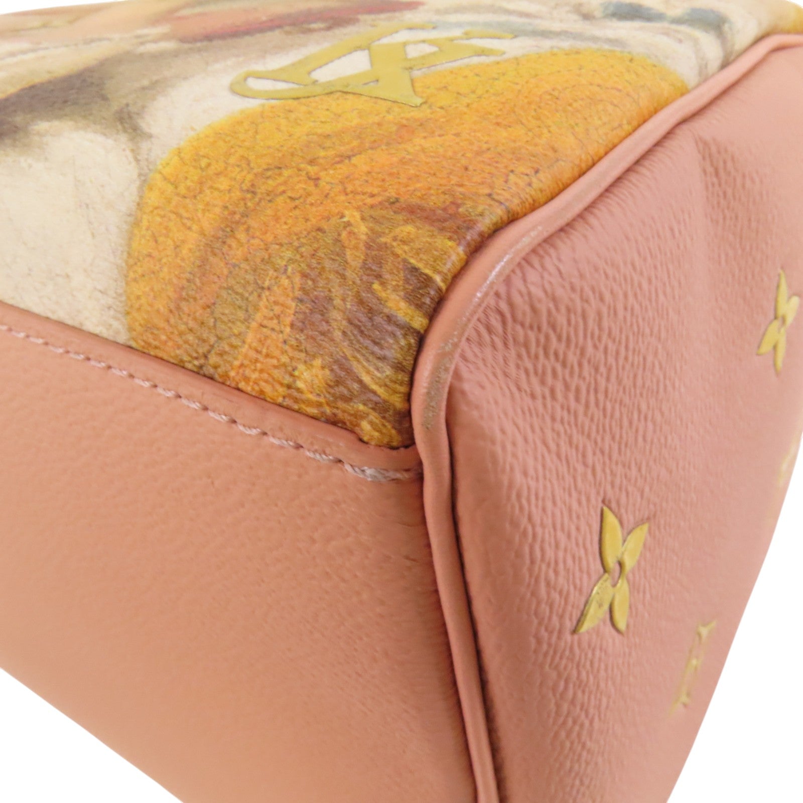 LOUIS VUITTON 【激減優惠】Calf Paintingp Fragonard Speedy 30金扣手挽袋