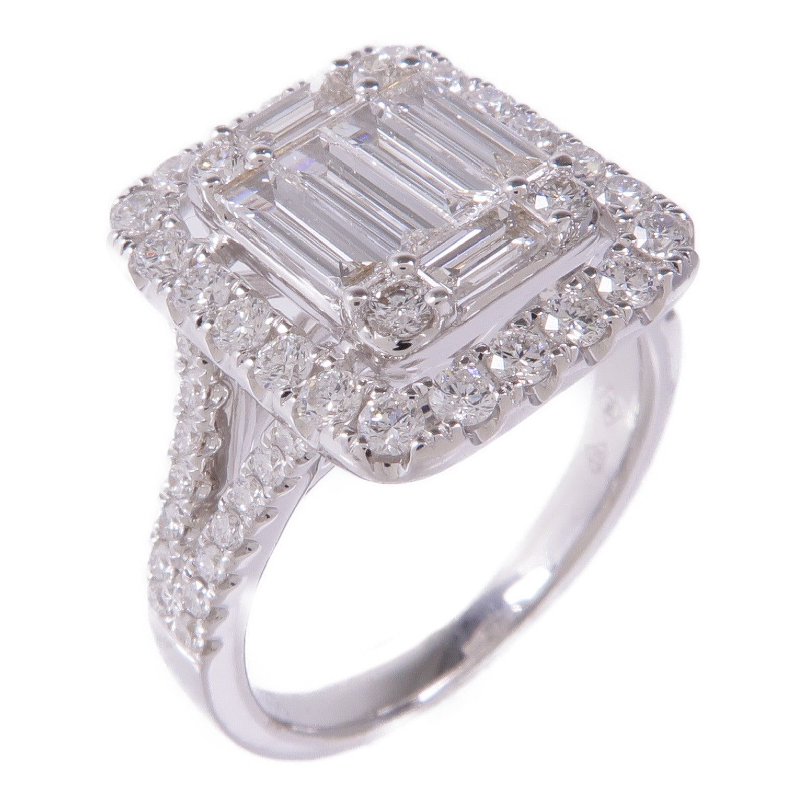 JEWELRY 18K白金Diamond Ring鑽石戒指US#6.25