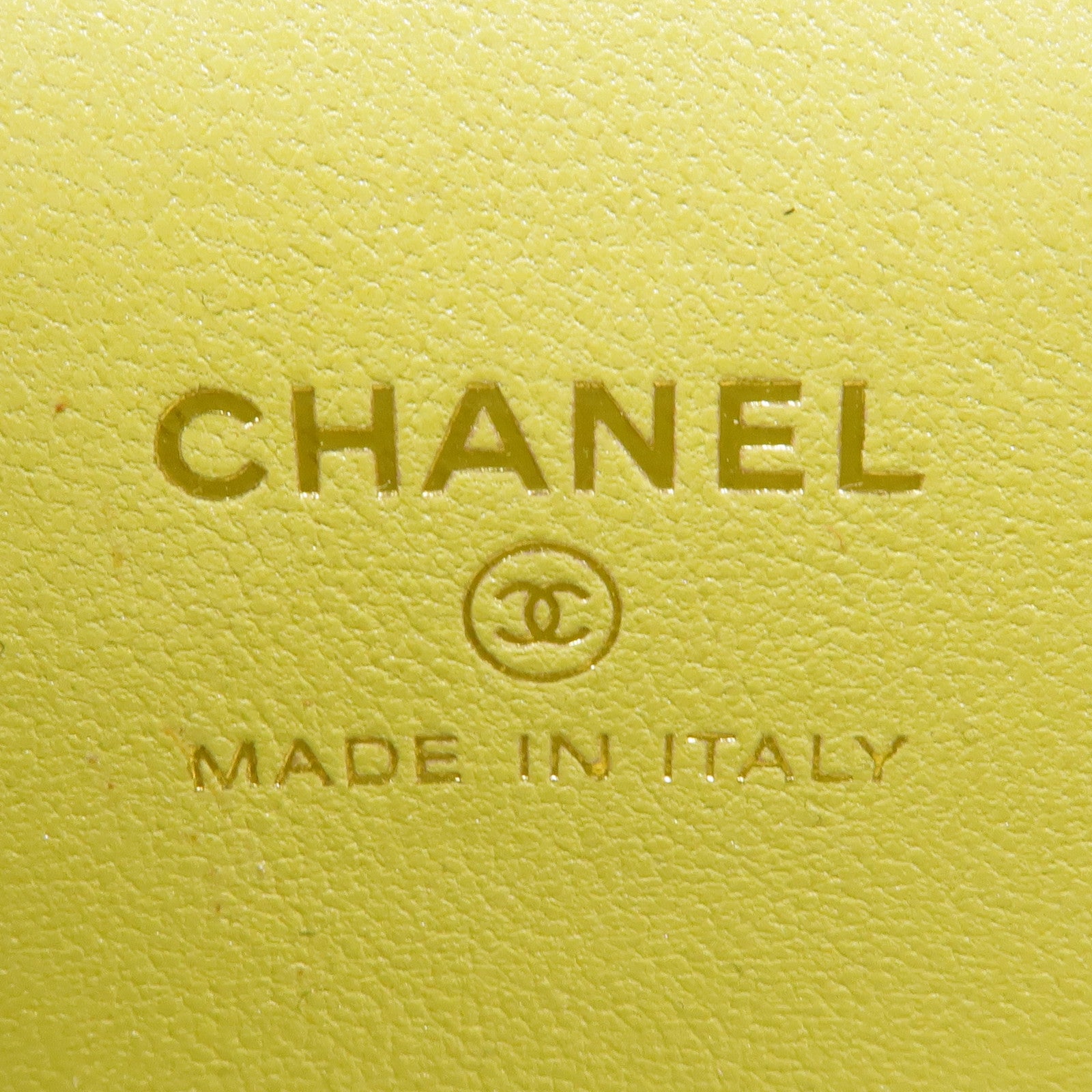 CHANEL 羊皮皮革Vanity Case金扣鏈帶肩背袋
