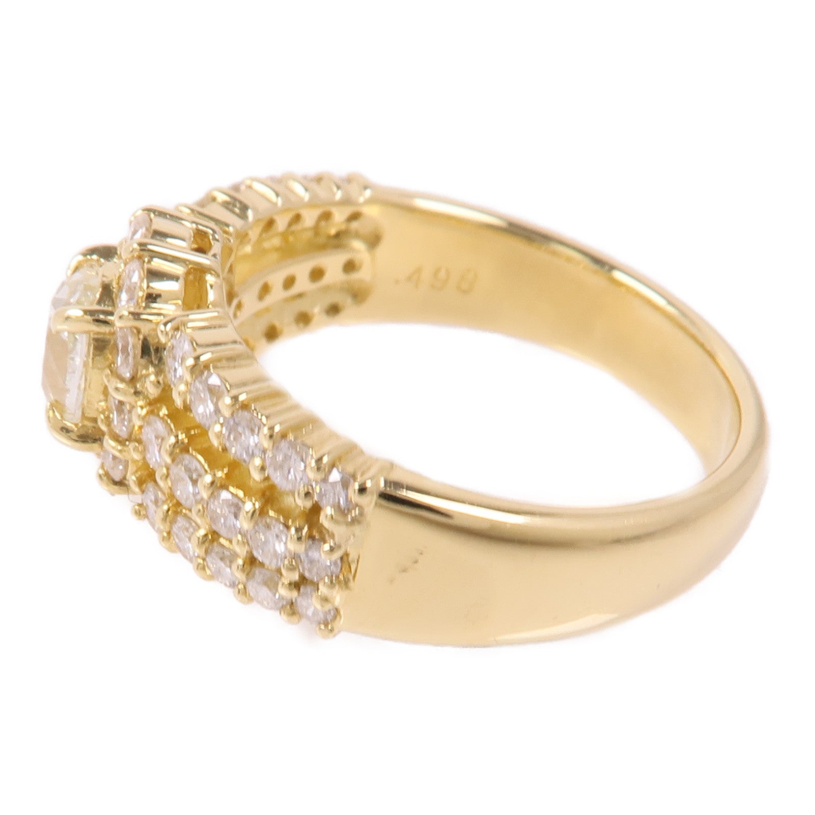 JEWELRY 【激減優惠】18K黃金Diamond Ring鑽石戒指US#6