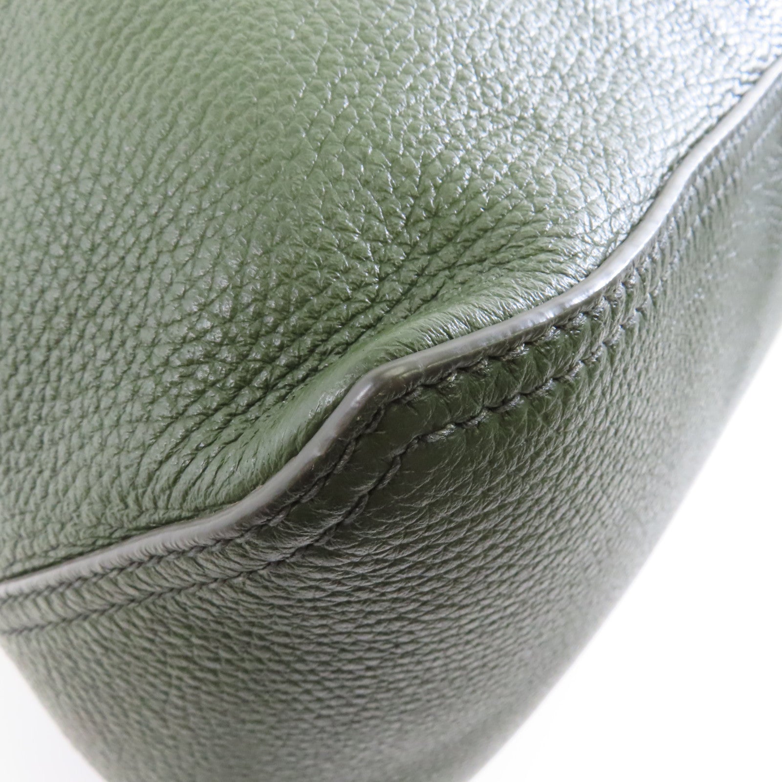 BOTTEGA VENETA 牛皮皮革Rucksack背包墨綠色