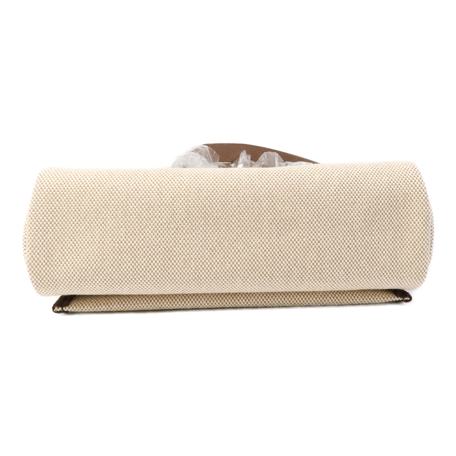HERMES Toile H帆布Mini Herbag肩背袋Ebene