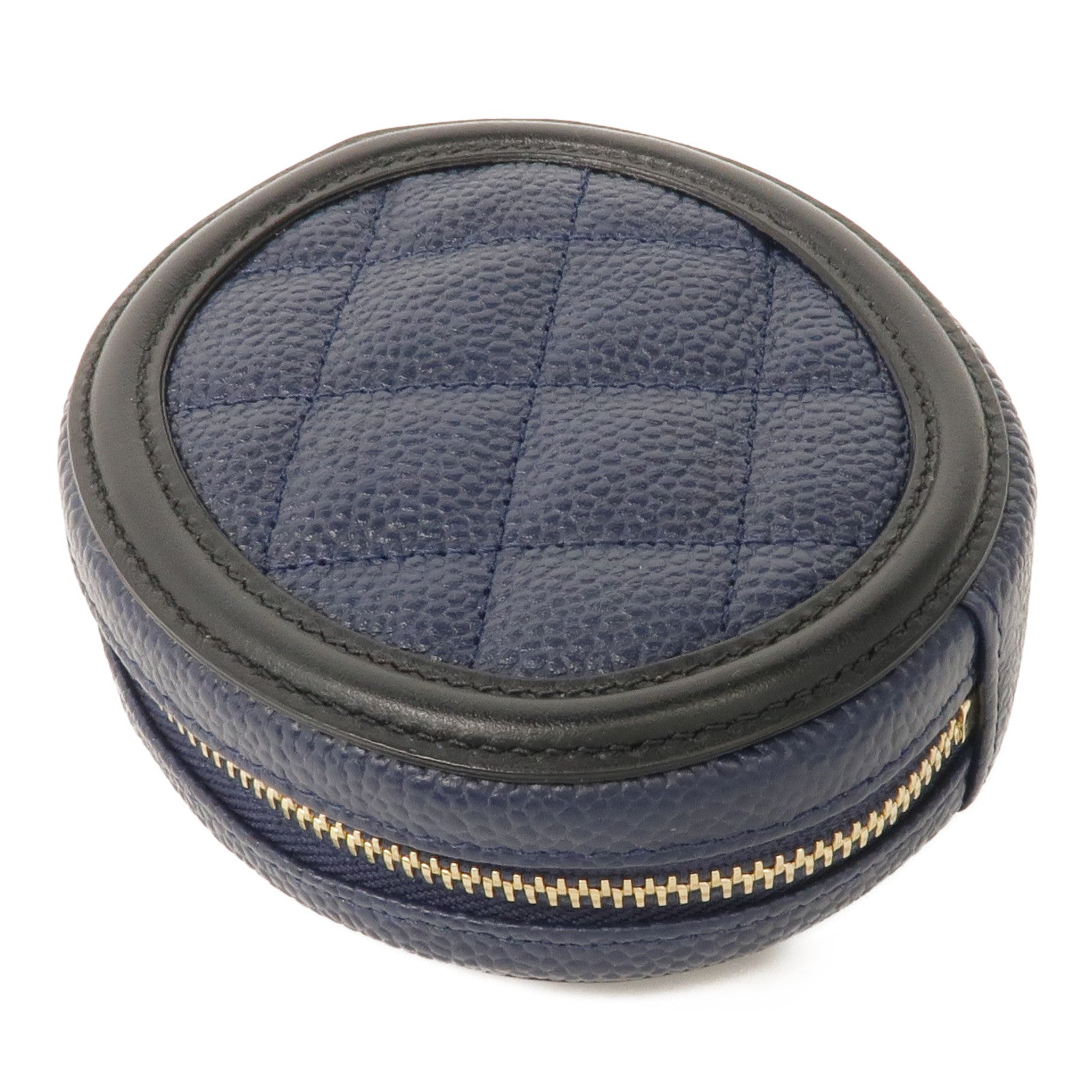 CHANEL 牛皮皮革Coin Case金扣零錢包