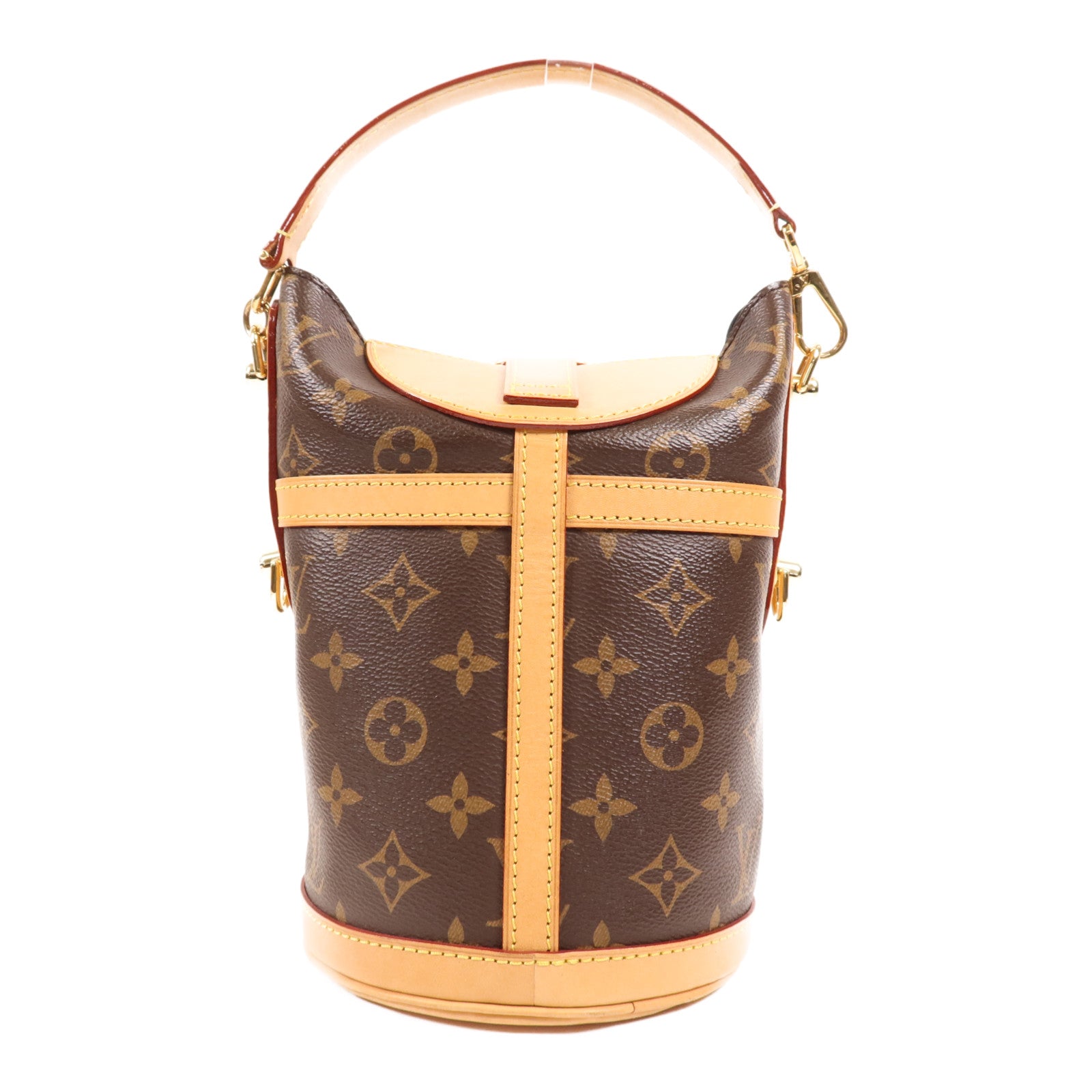 LOUIS VUITTON Monogram Duffle金扣手挽肩背兩用袋