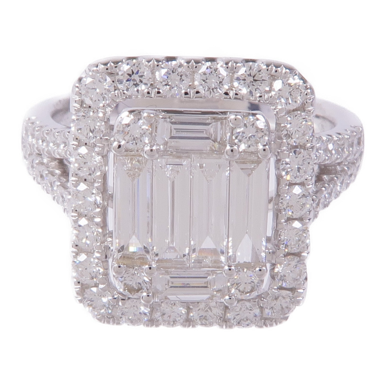 JEWELRY 18K白金Diamond Ring鑽石戒指US#6.25