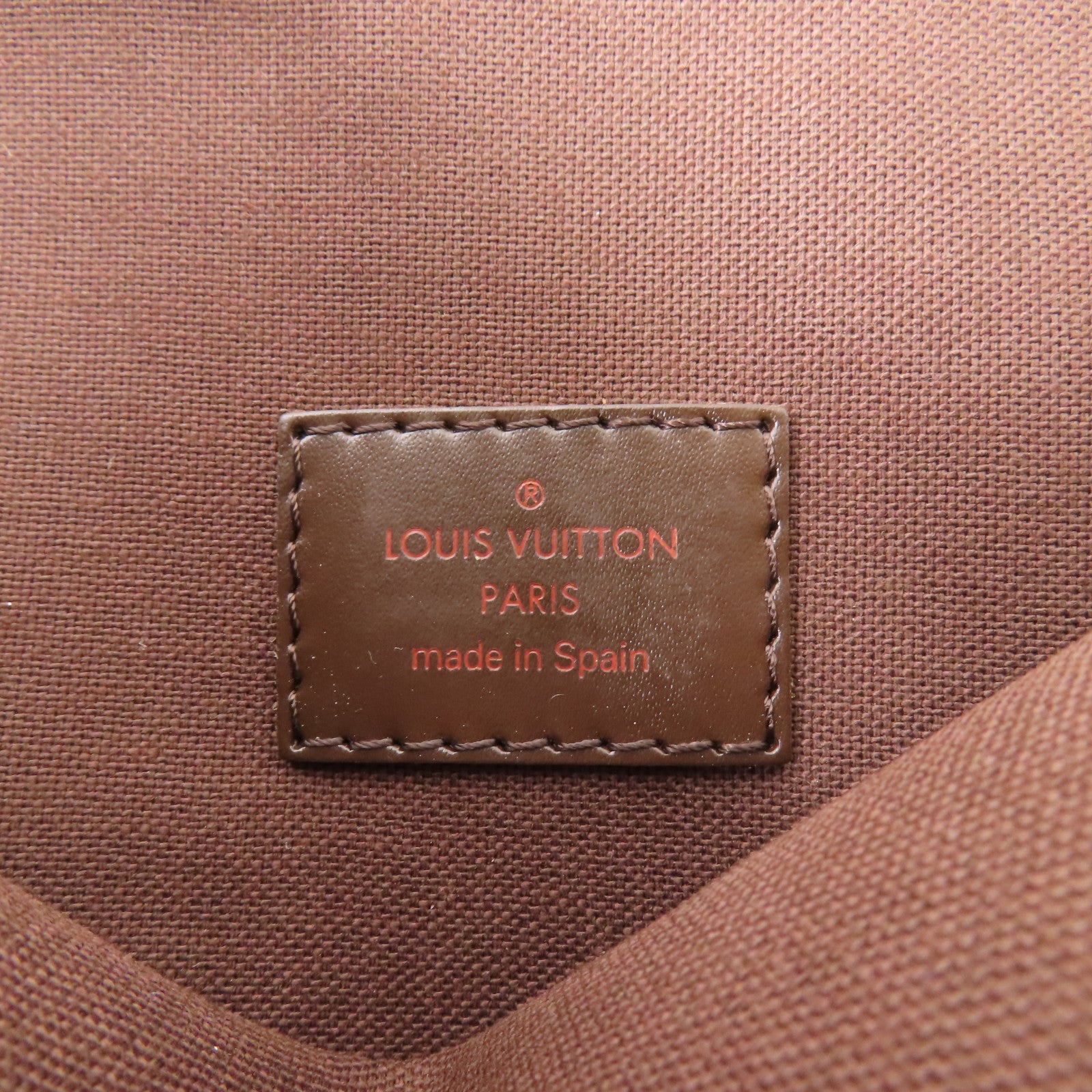 LOUIS VUITTON Damier Beaubourg金扣肩背袋棕色