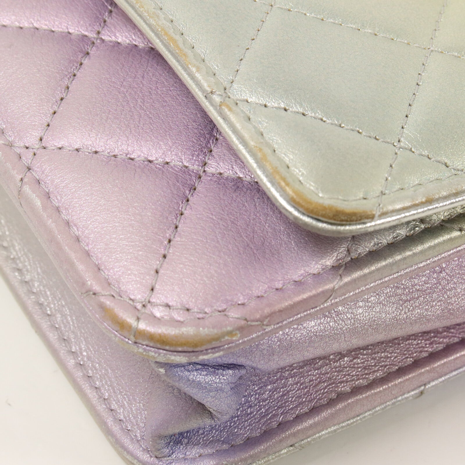 CHANEL 牛皮皮革WOC Wallet On Chain鏈帶肩背袋