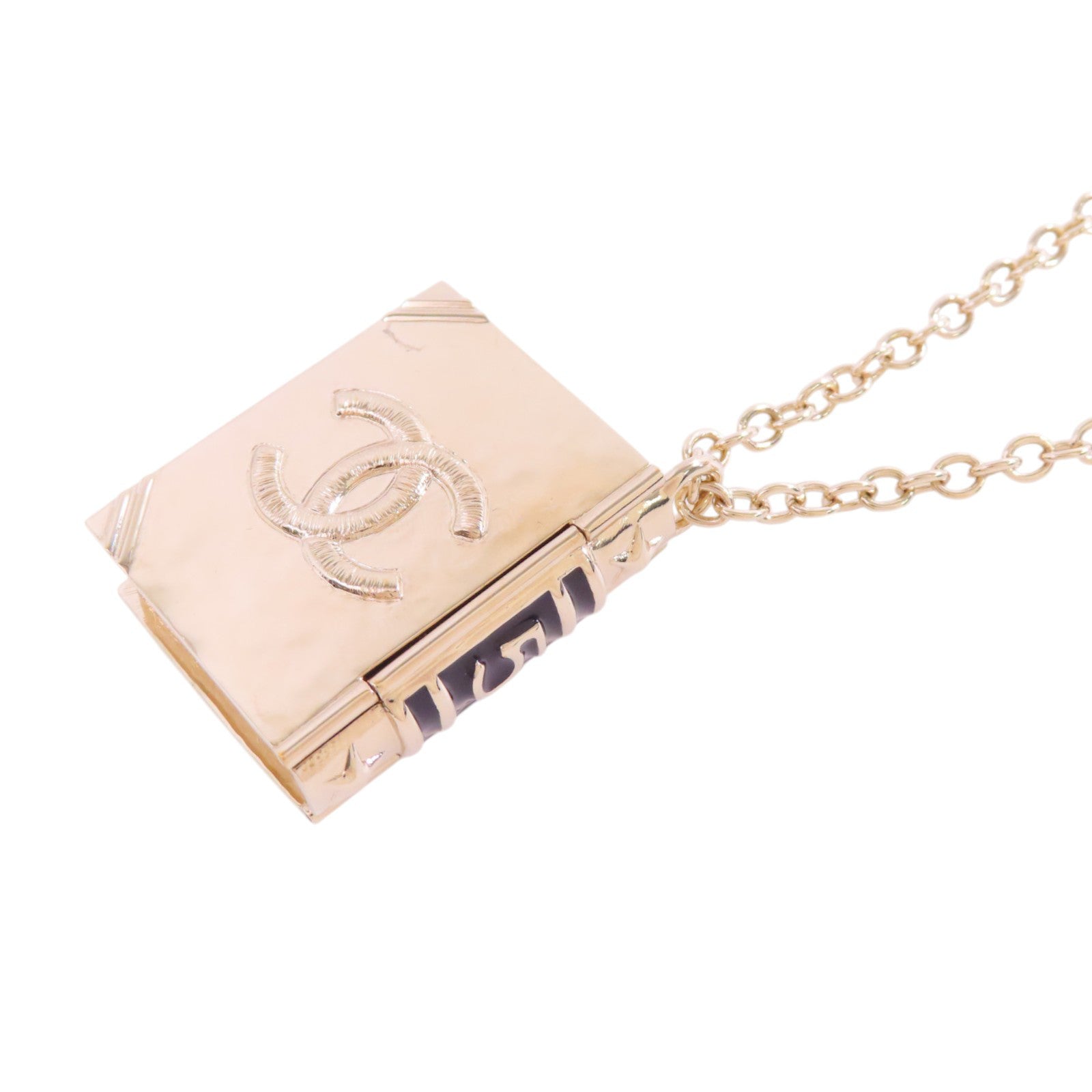 CHANEL CC GHW Pendant Necklace B22C Metal