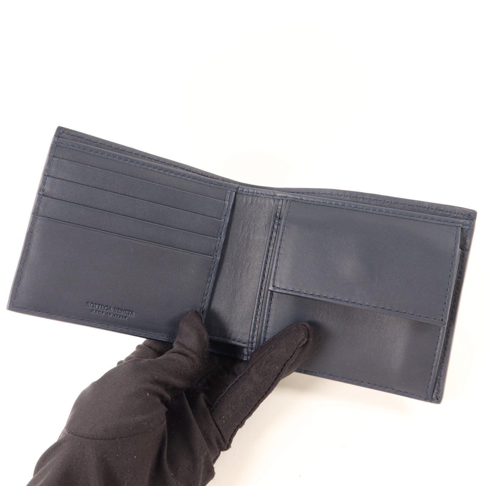 BOTTEGA VENETA 牛皮皮革Bifold Wallet錢包