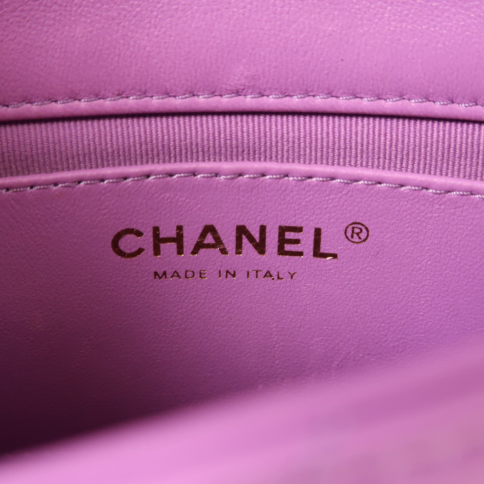 CHANEL 【激減優惠】羊皮皮革Mini Flap Bag金扣肩背袋