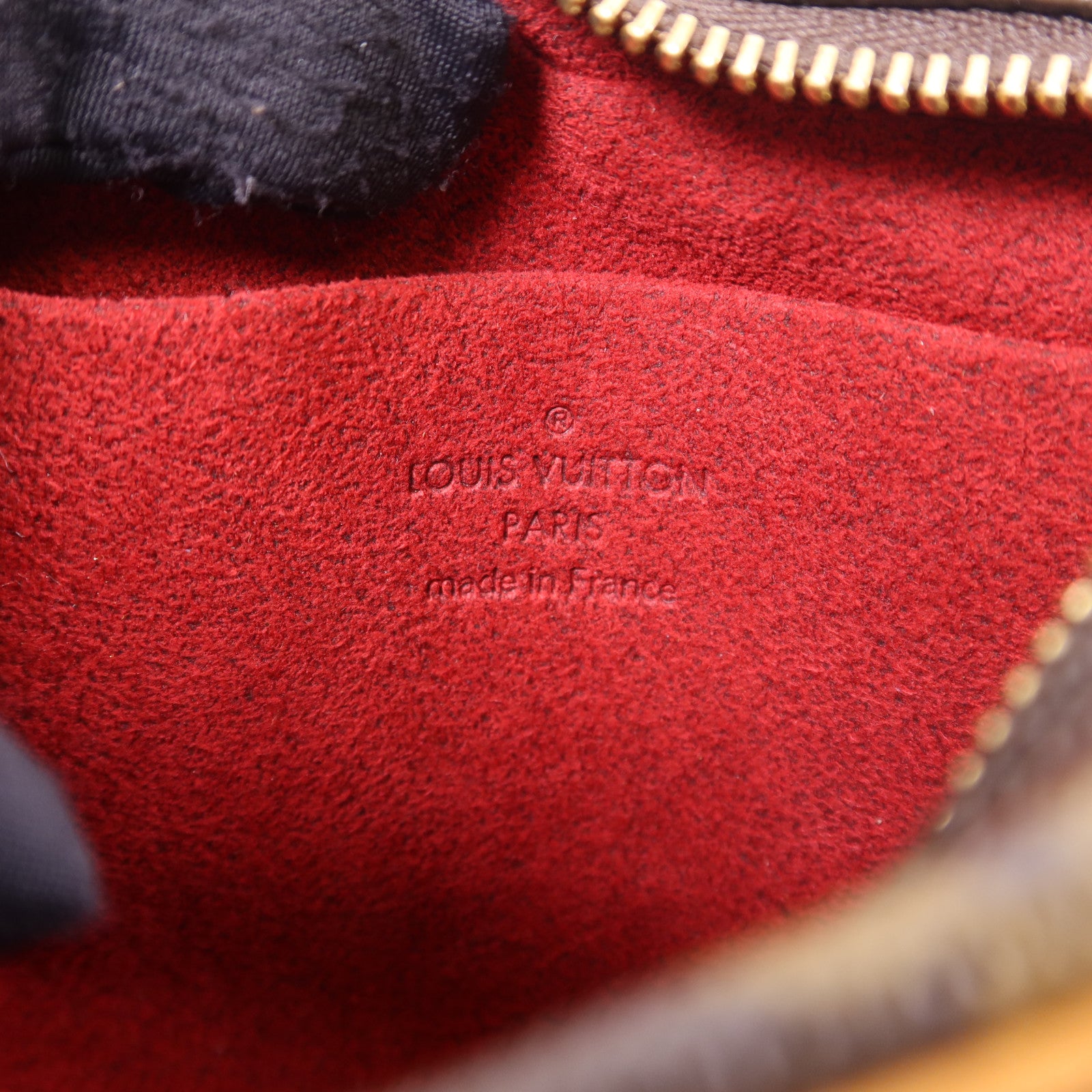 LOUIS VUITTON Monogram Trousse Wapity Pouch金扣手拿包