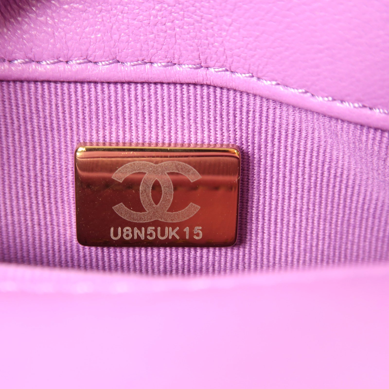 CHANEL 【激減優惠】羊皮皮革Mini Flap Bag金扣肩背袋