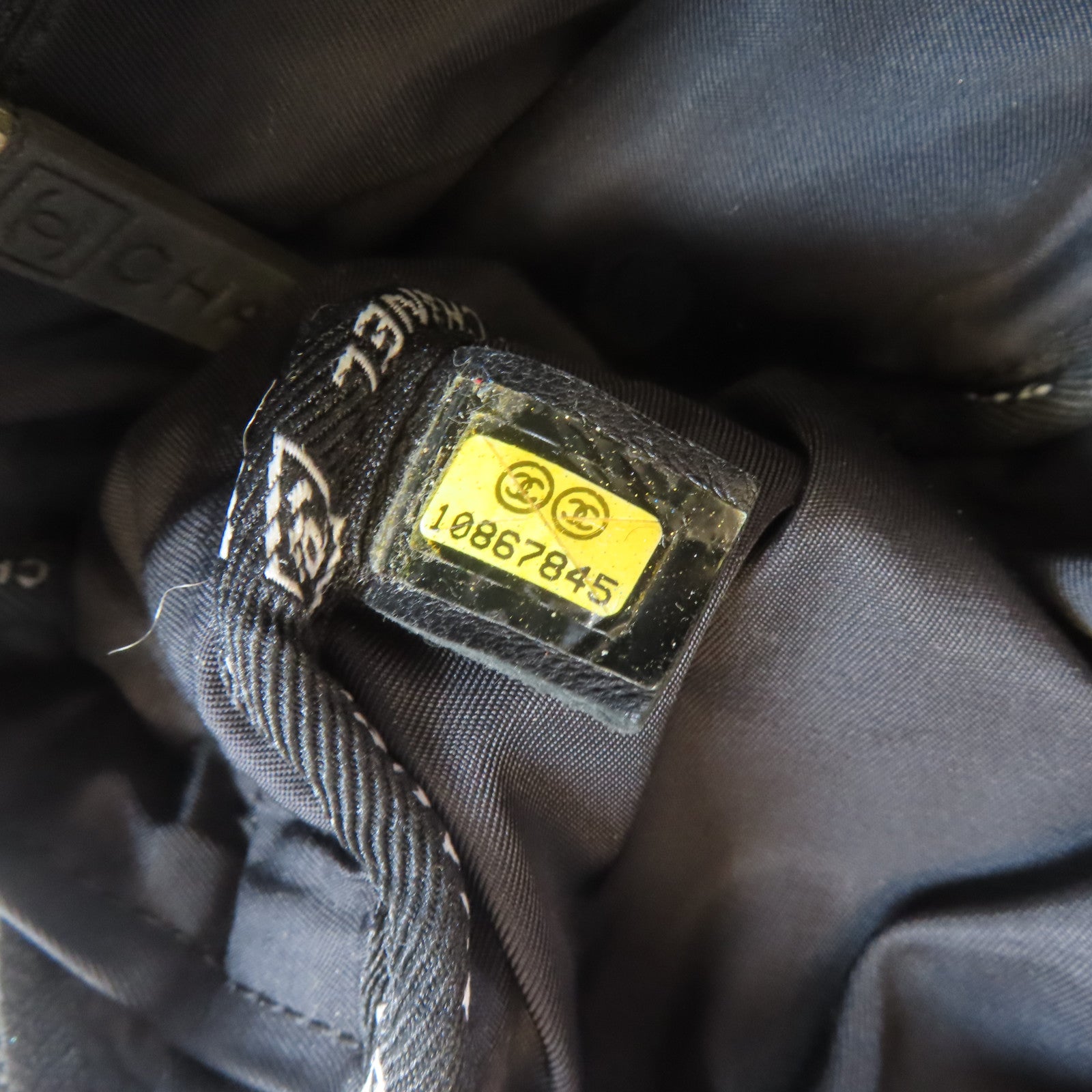 CHANEL 尼龍Waist Bag銀扣腰包黑色