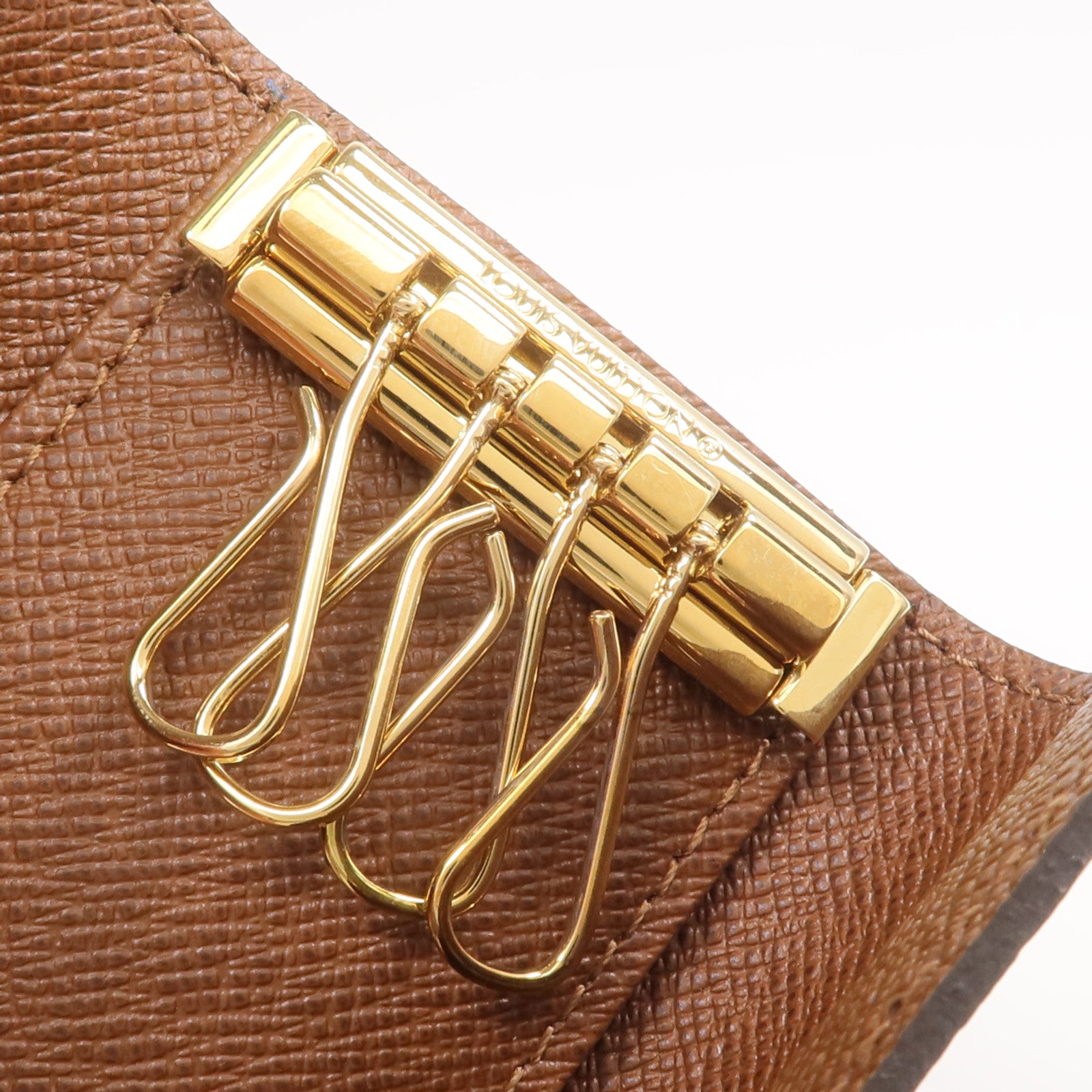 LOUIS VUITTON Monogram Key Holder金扣鎖匙包