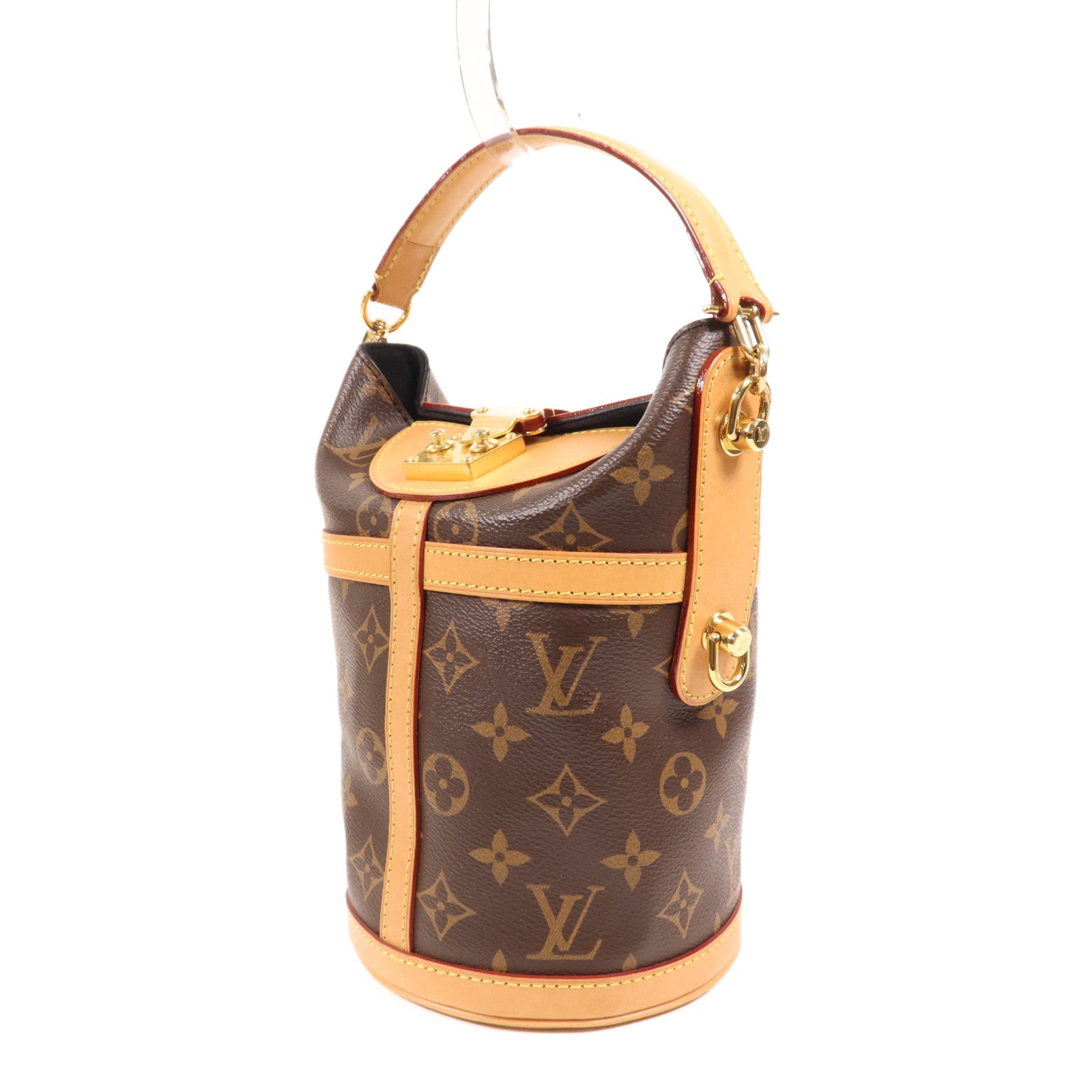 LOUIS VUITTON Monogram Duffle金扣手挽肩背兩用袋