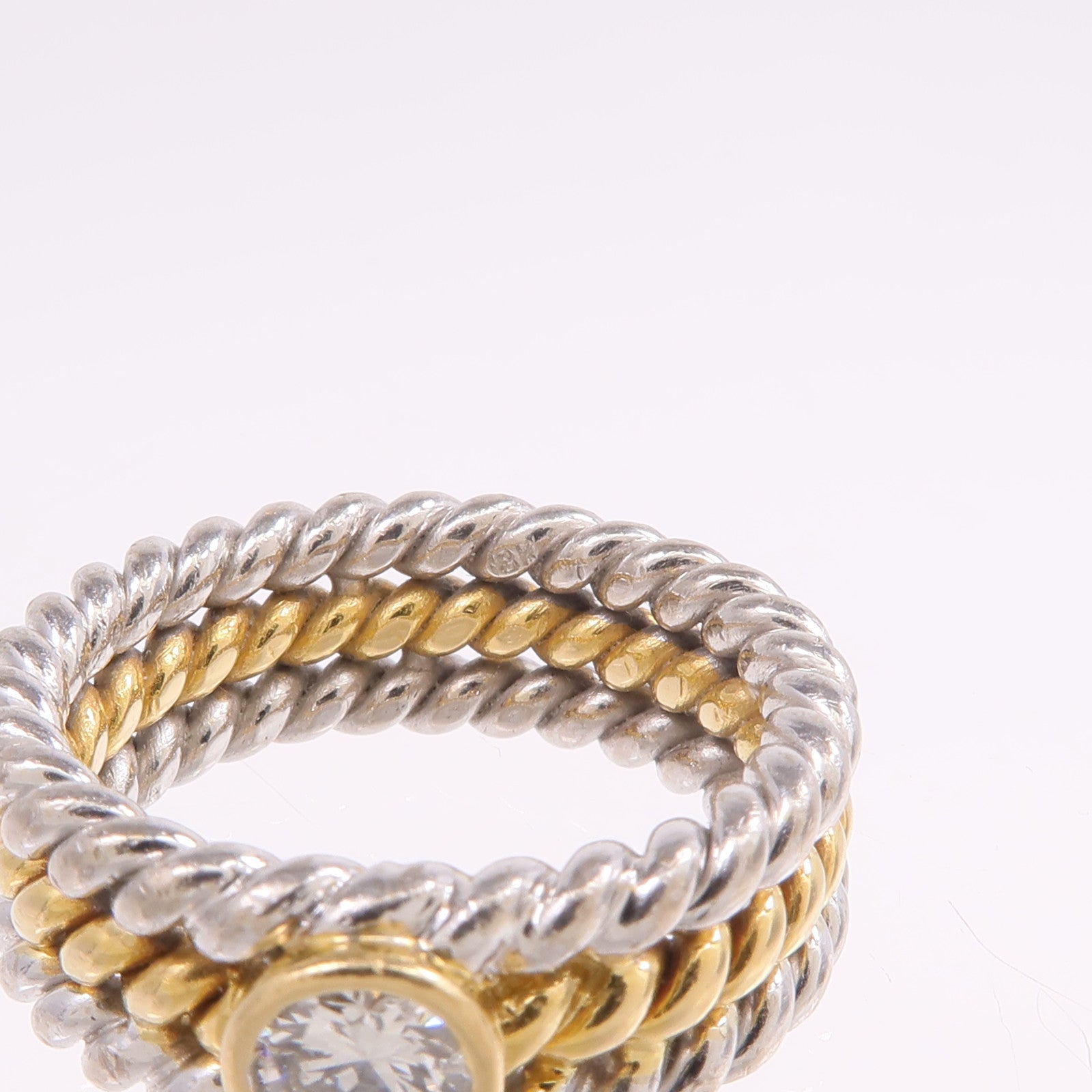 JEWELRY 18K黃金/白金Diamond Ring鑽石戒指US#6