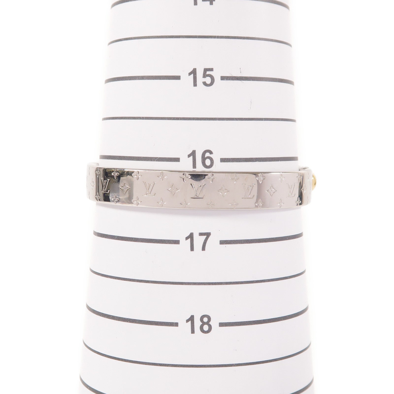 LOUIS VUITTON 金屬Nanogram Cuff手鐲