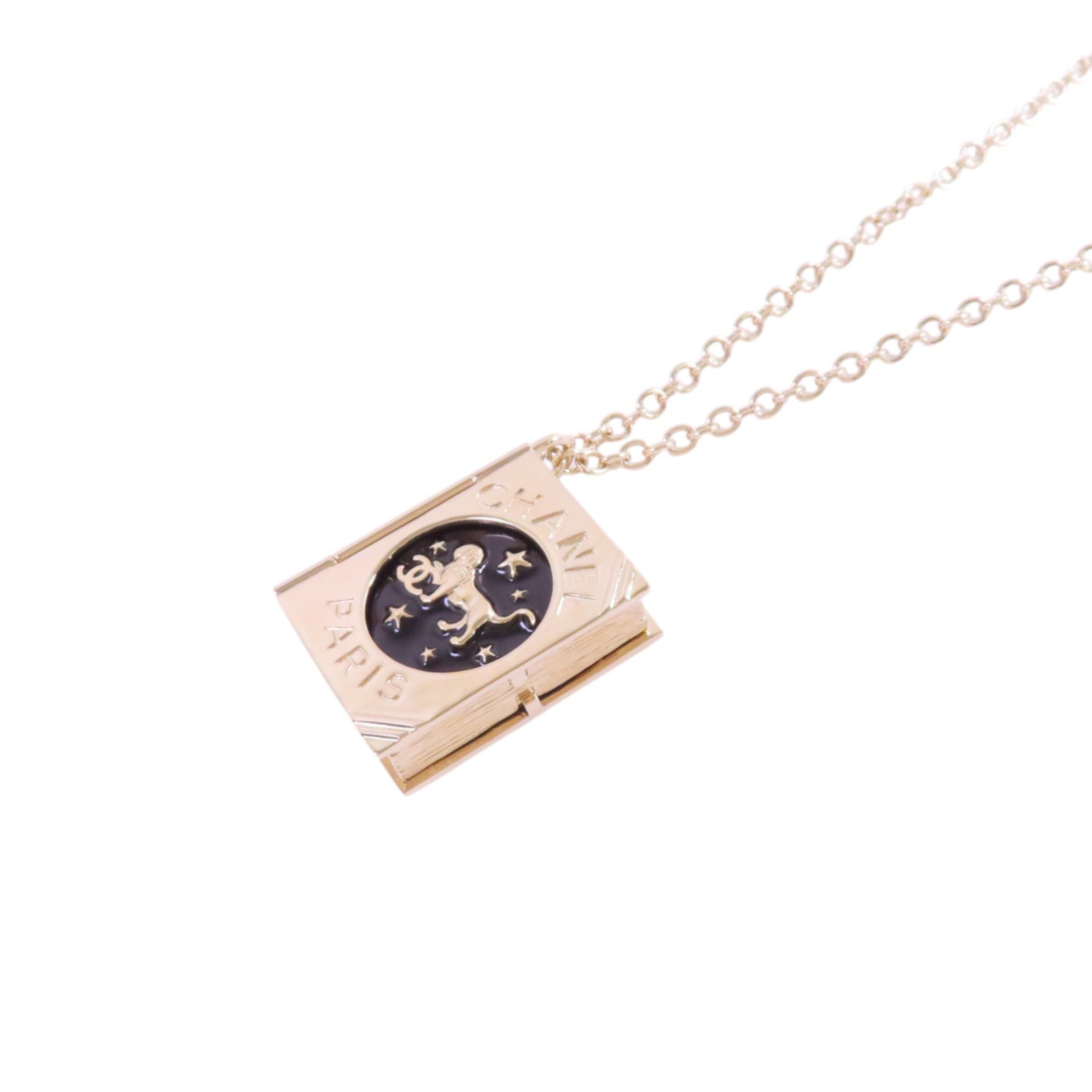 CHANEL CC GHW Pendant Necklace B22C Metal