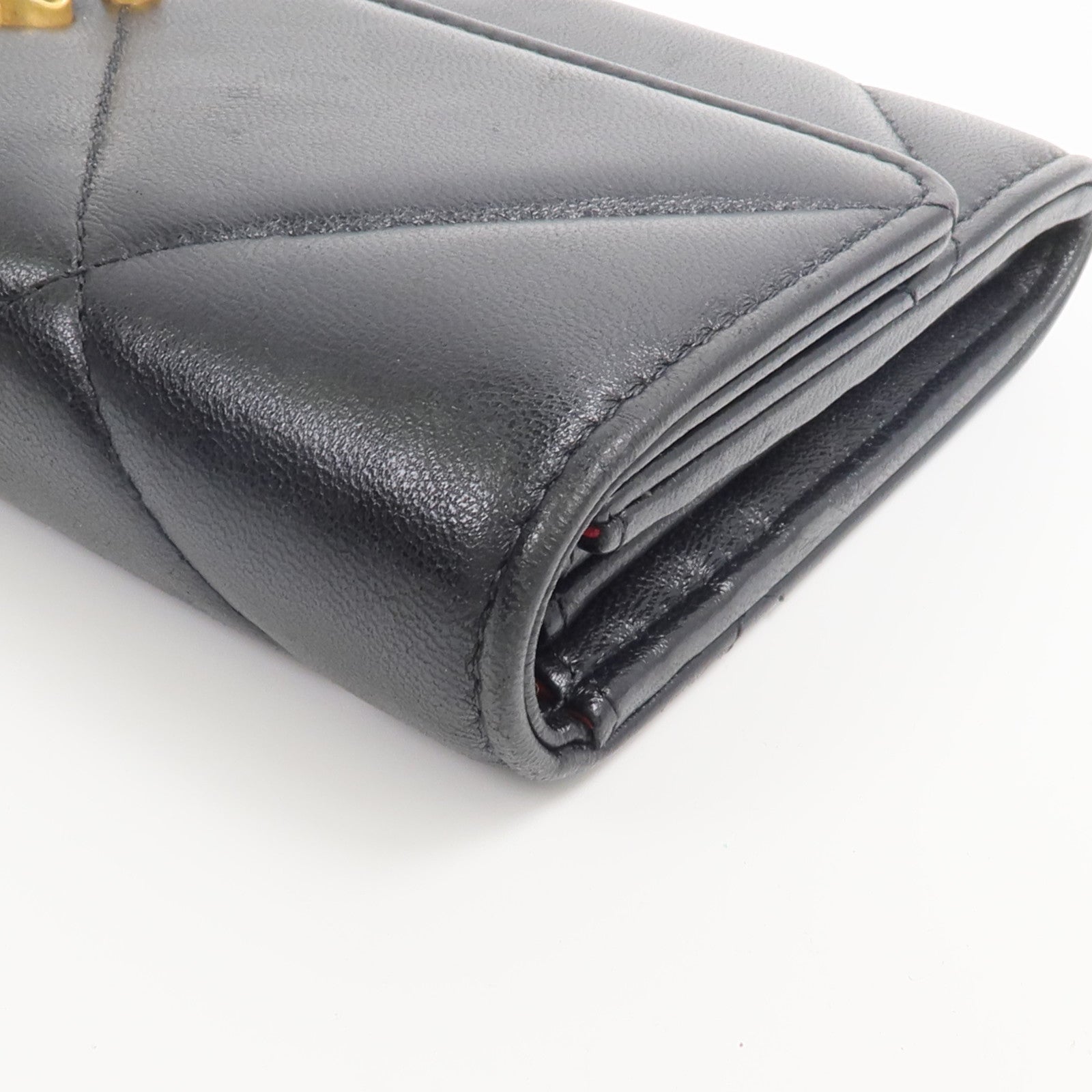 CHANEL 羊皮皮革19 Long Wallet長錢包